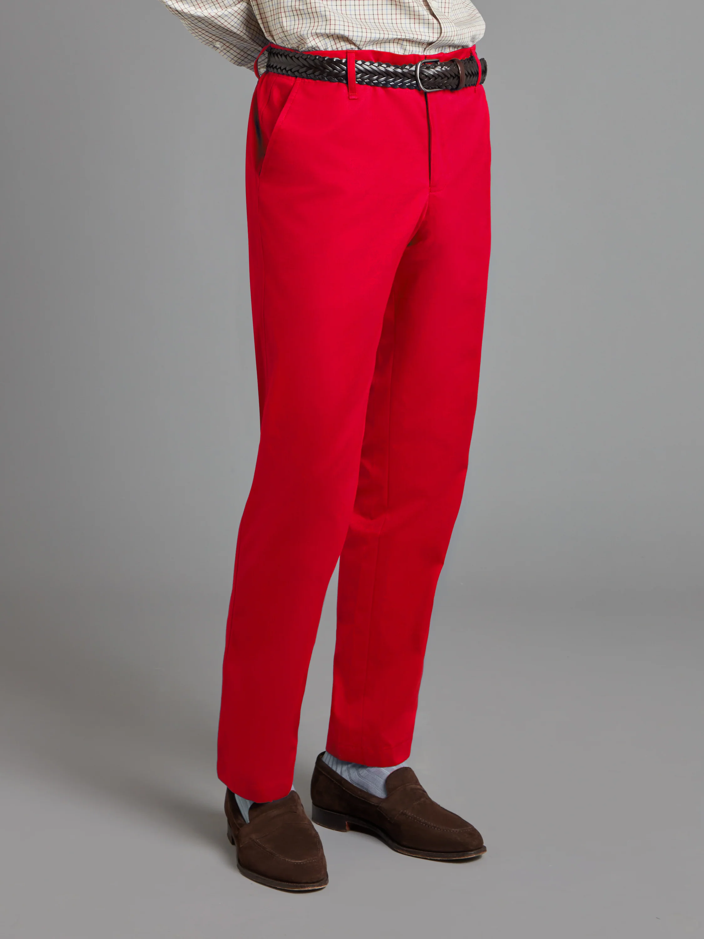 Brompton Chinos - Bright Red