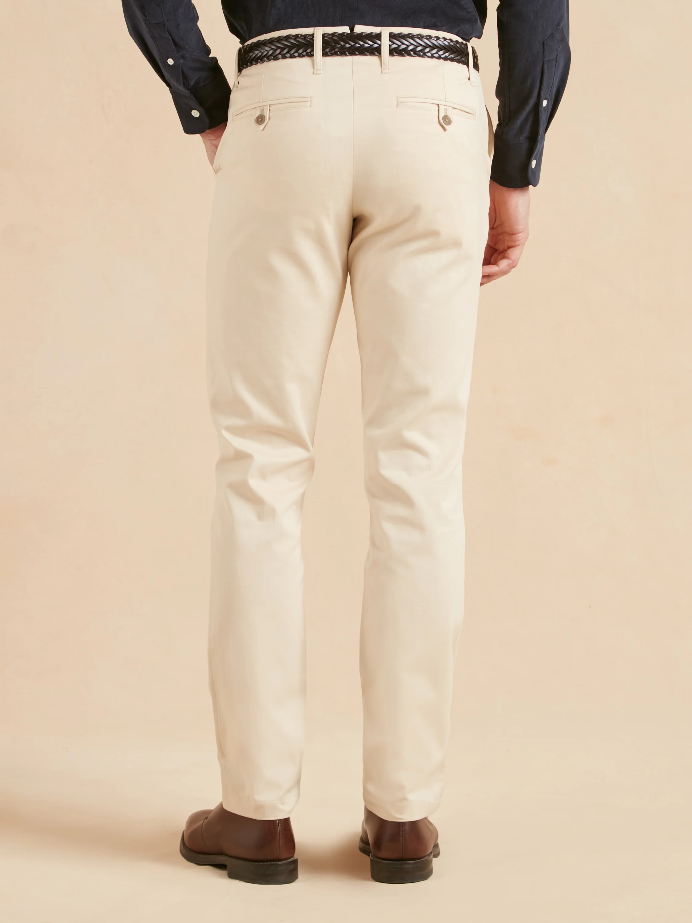 Brompton Chinos - Cream - Image 3
