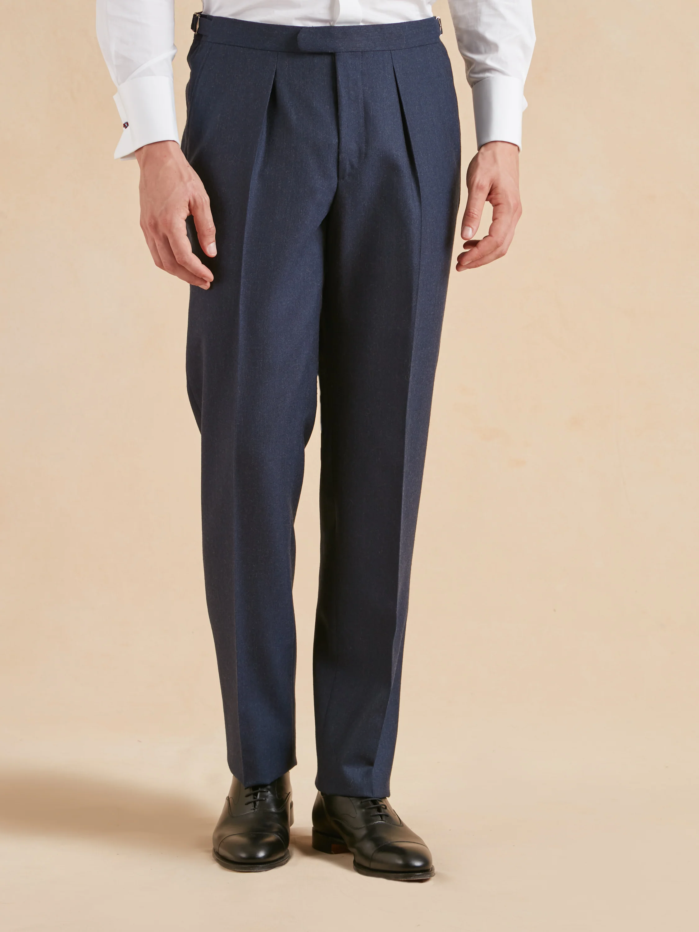 Cadogan Classic Fit Suit - Airforce Blue Twill Wool - Image 6
