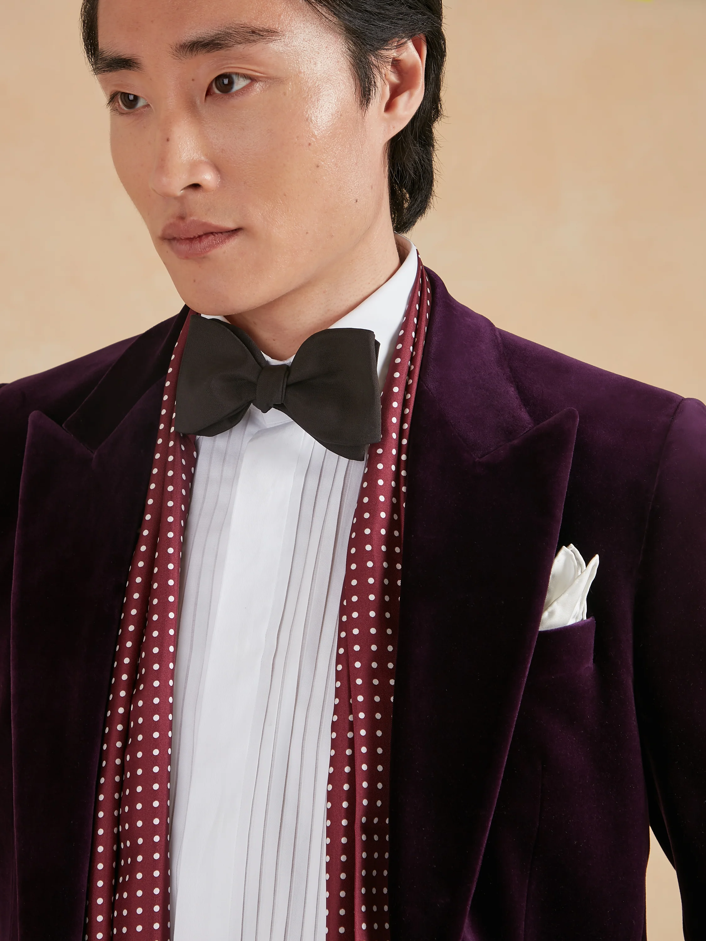 Carlyle Jacket - Deep Purple Velvet - Image 3