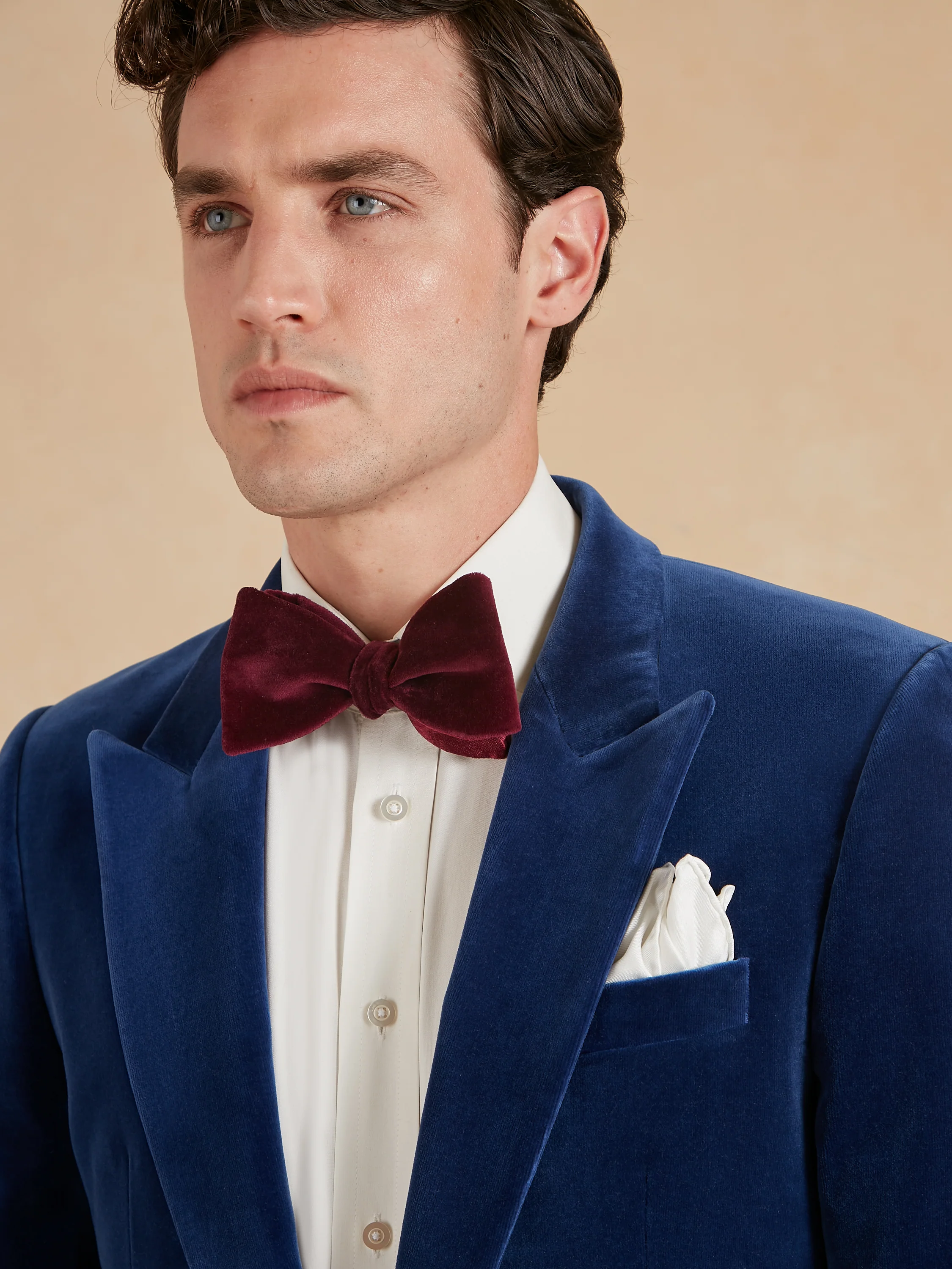Carlyle Jacket - Indigo Blue Velvet - Image 4