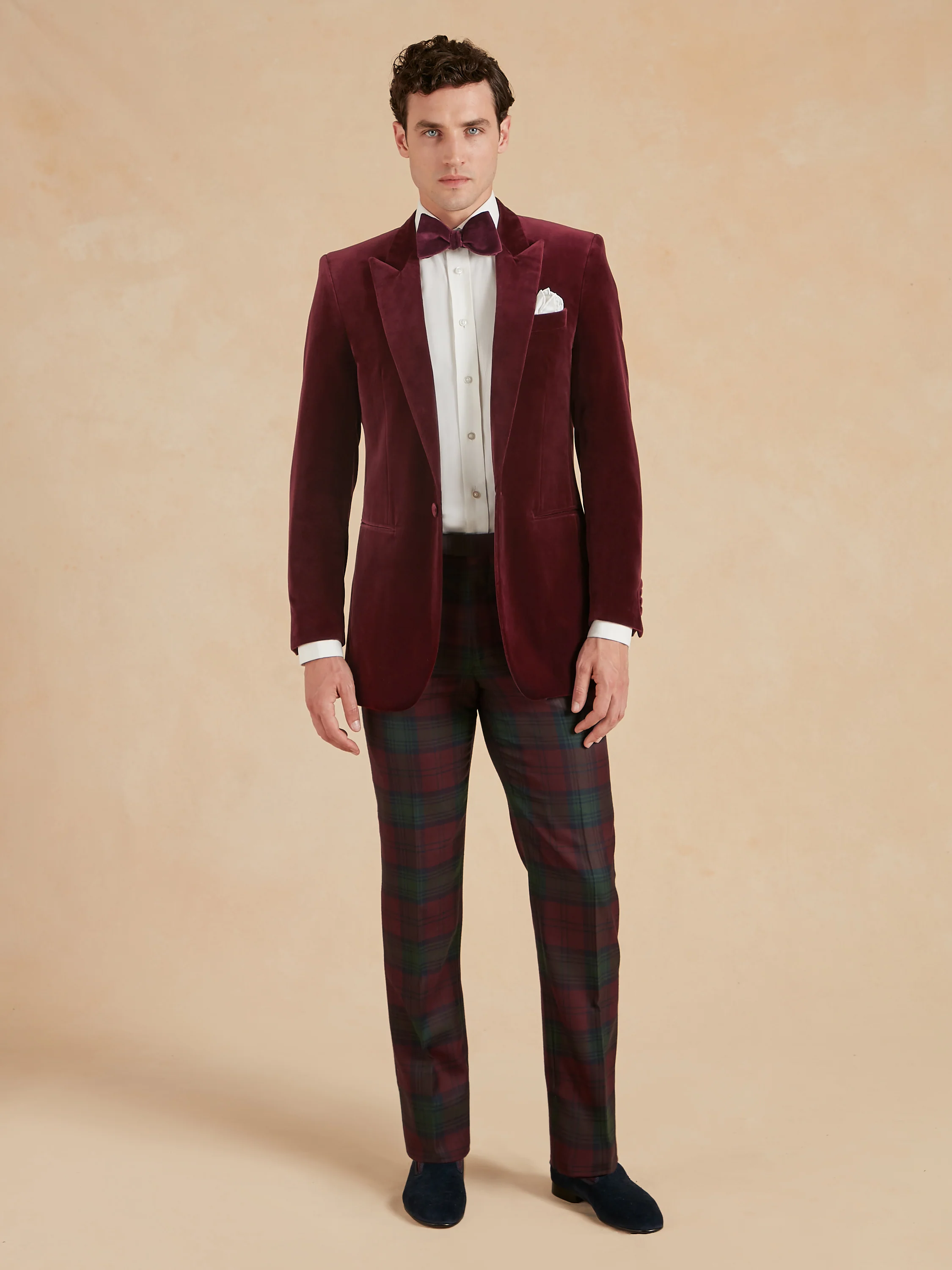 Carlyle Jacket - Bordeaux Velvet - Image 3