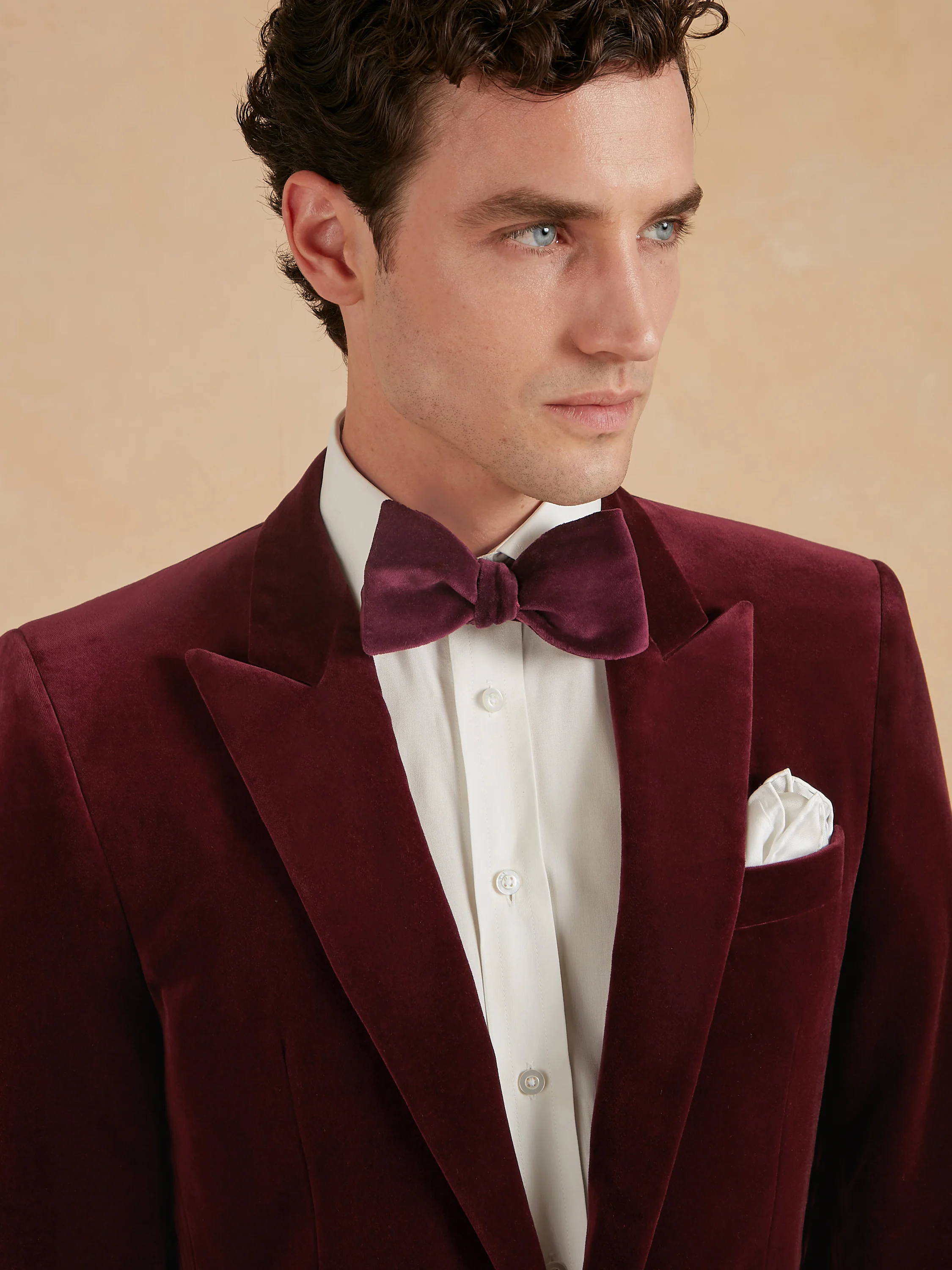 Carlyle Jacket - Bordeaux Velvet - Image 4