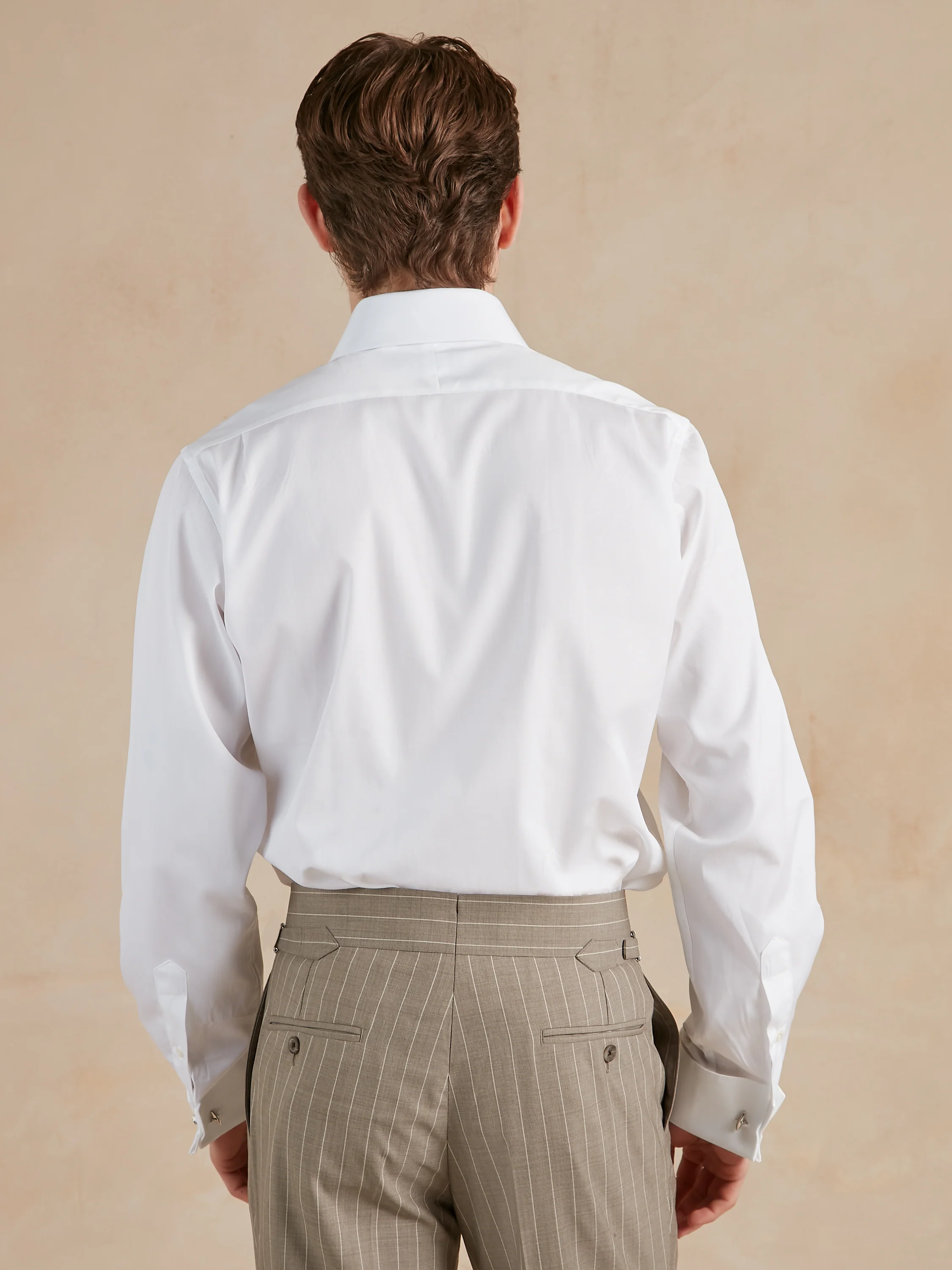 City Shirt Covered Placket Poplin - White - Image 4