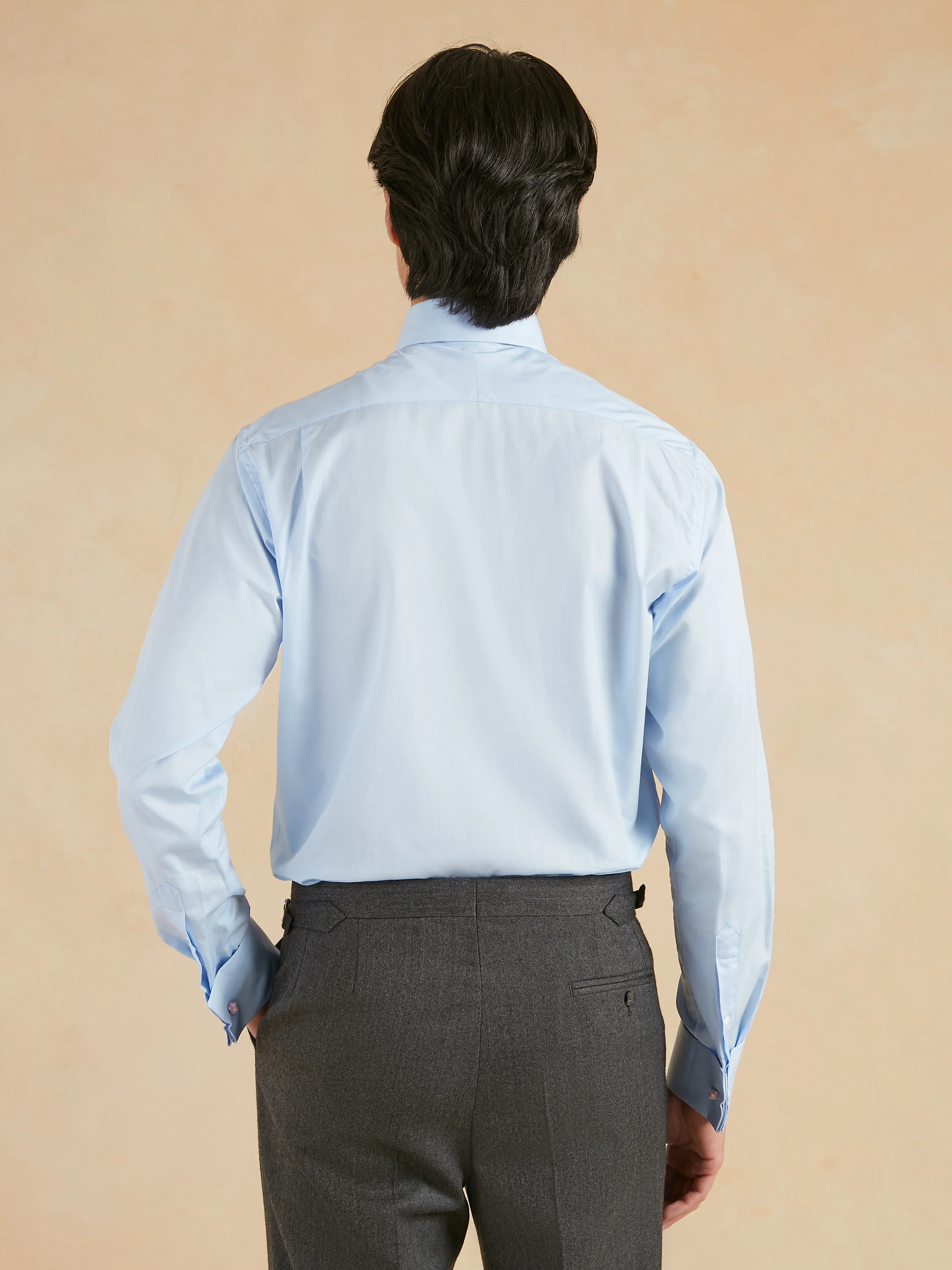City Shirt - Plain Blue - Image 4