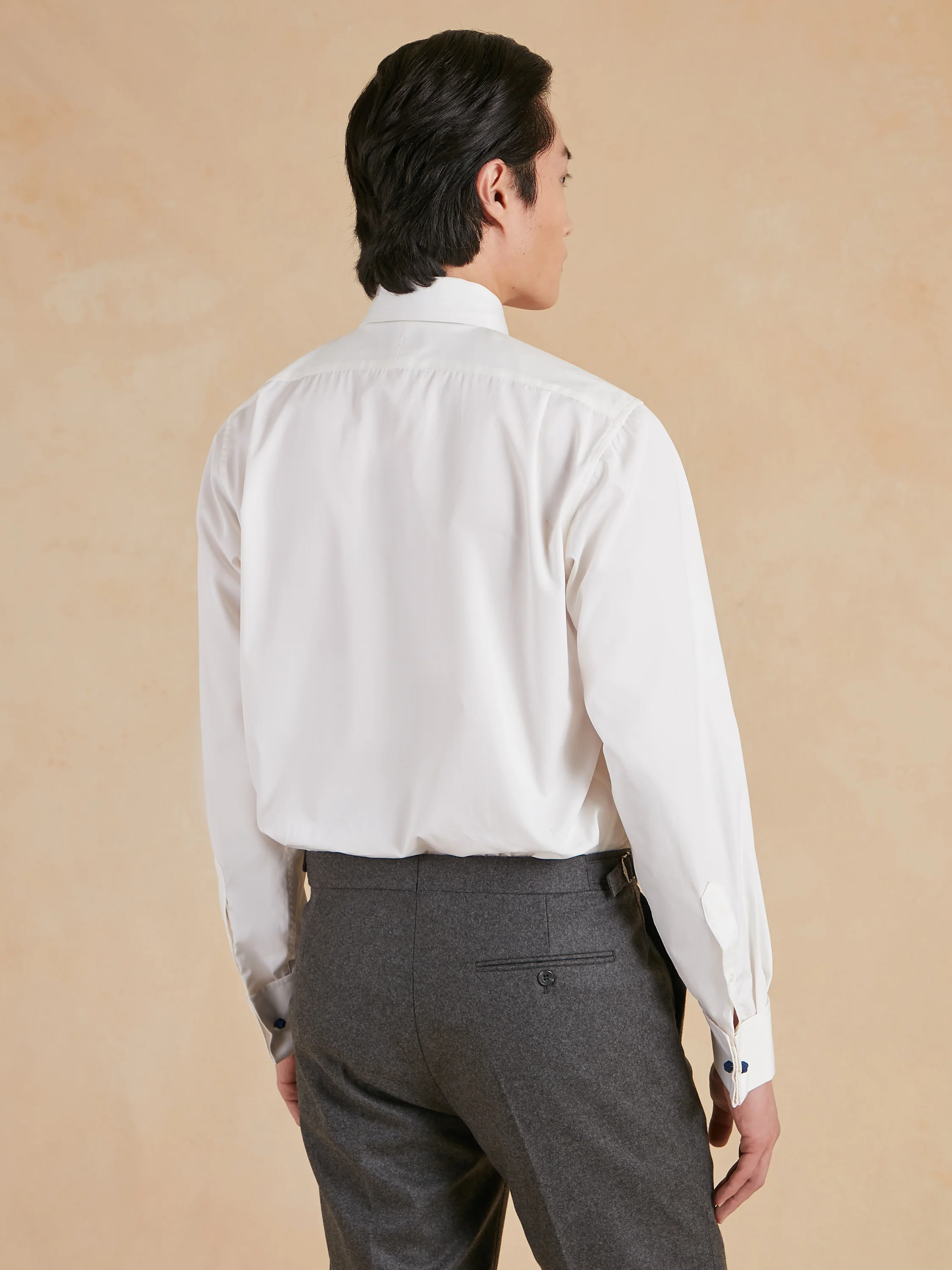 City Shirt, Poplin – Cream - Image 4