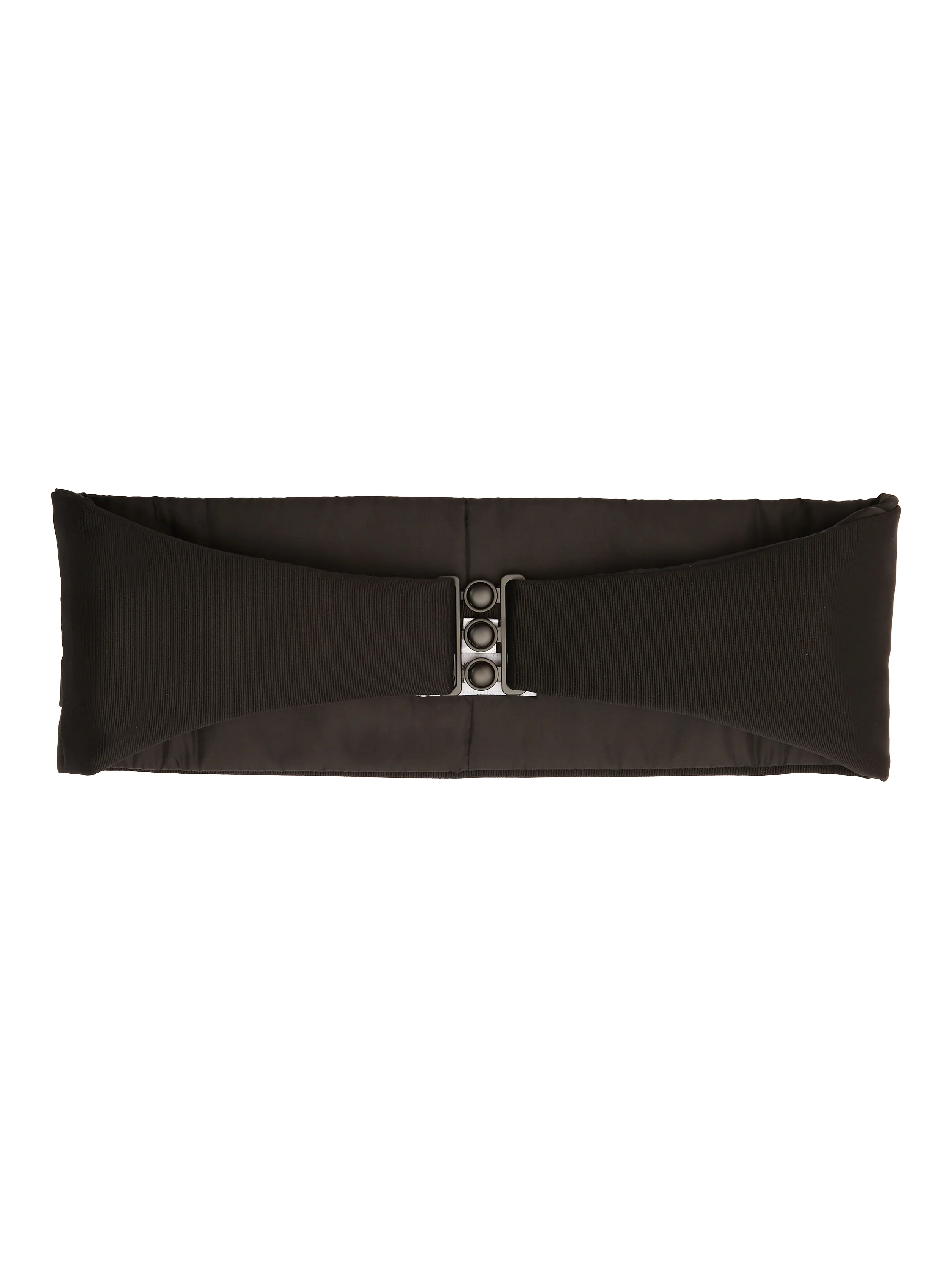 Silk Barathea Cummerbund - Black - Image 4