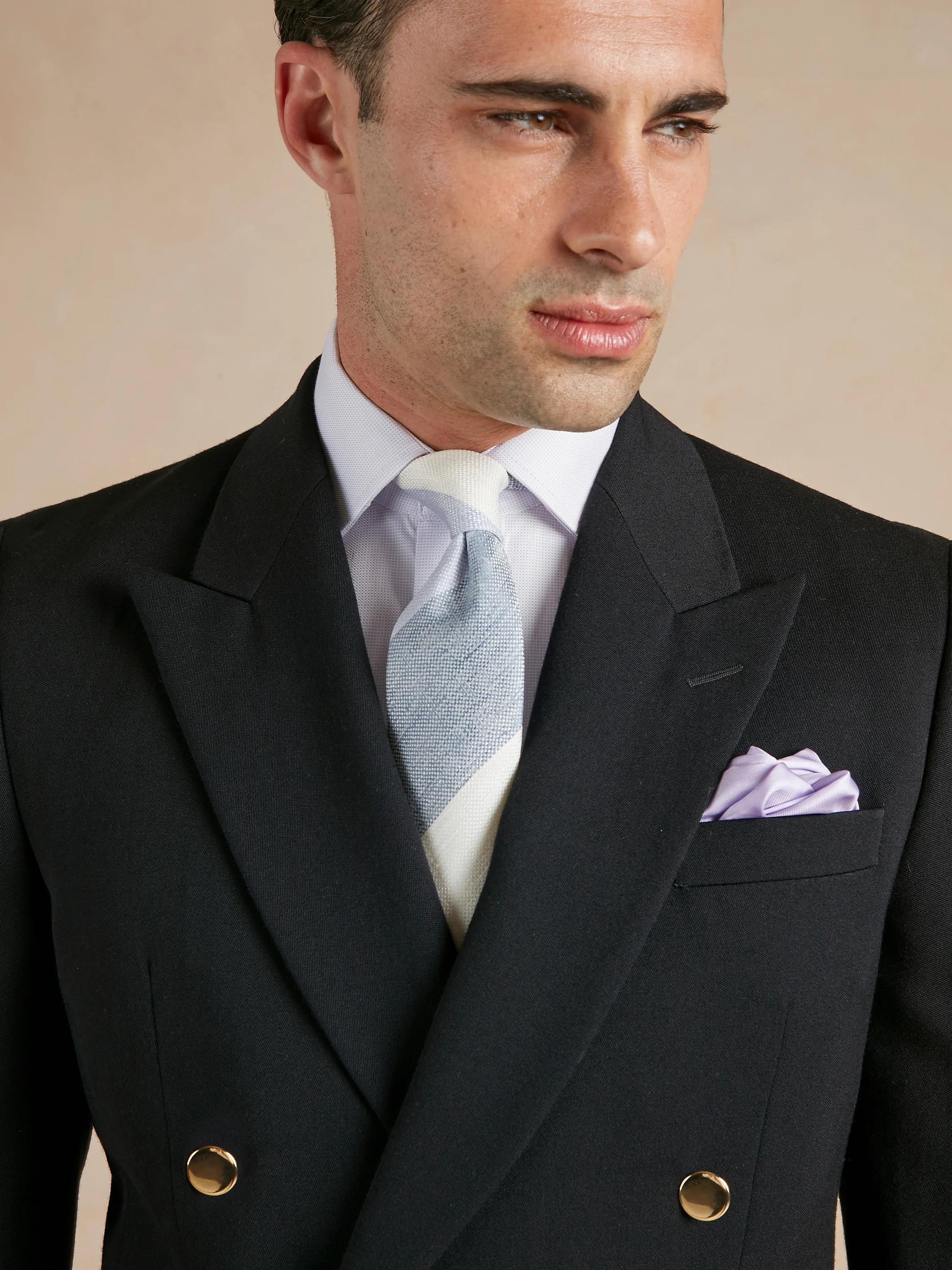 Double Breasted Navy Blazer - Image 3