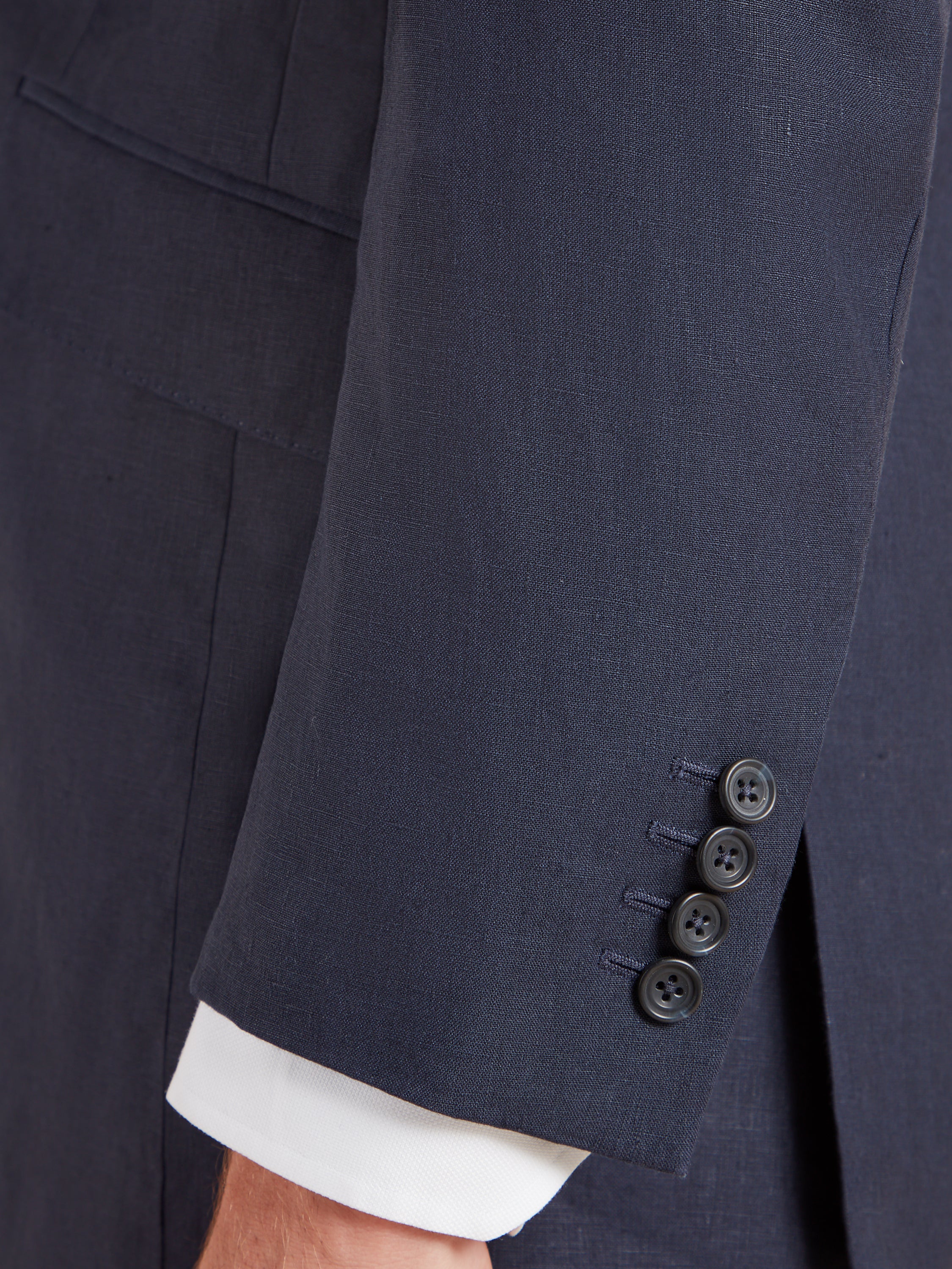Eaton Jacket - Navy Linen - Image 5