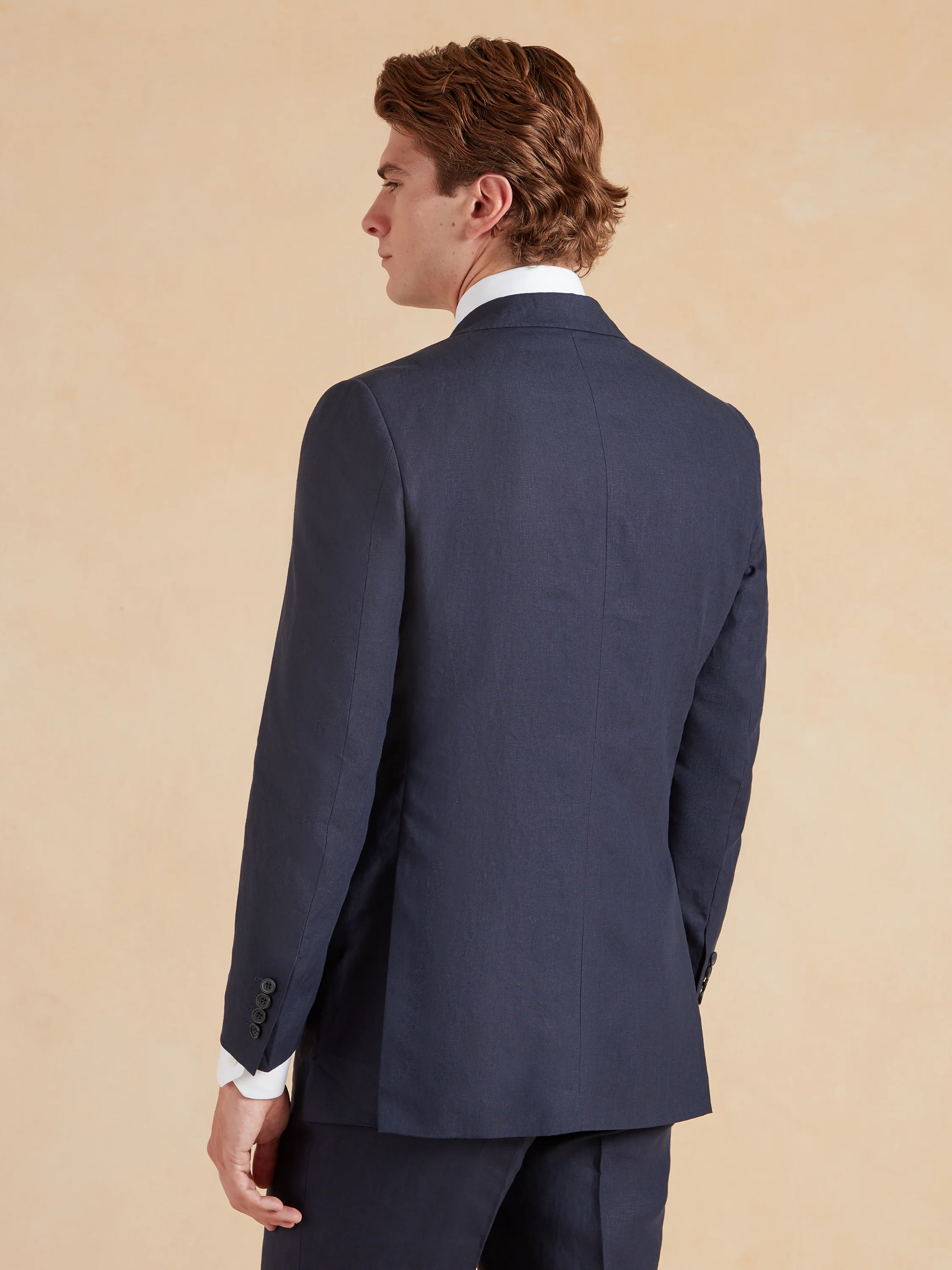 Eaton Jacket - Navy Linen - Image 6