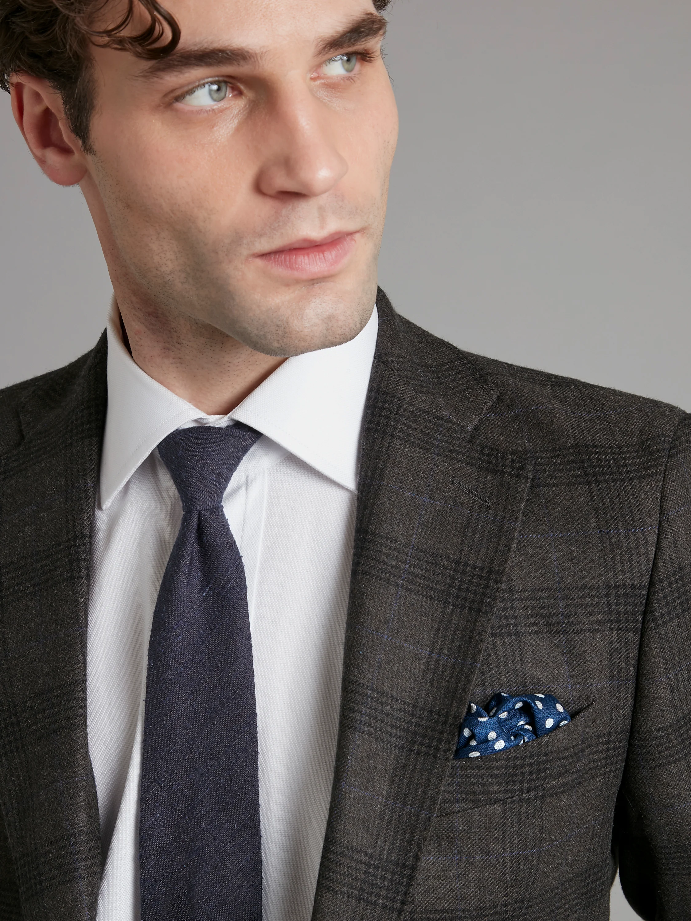 Eaton Jacket - Moss Green Blue Overcheck - Image 3