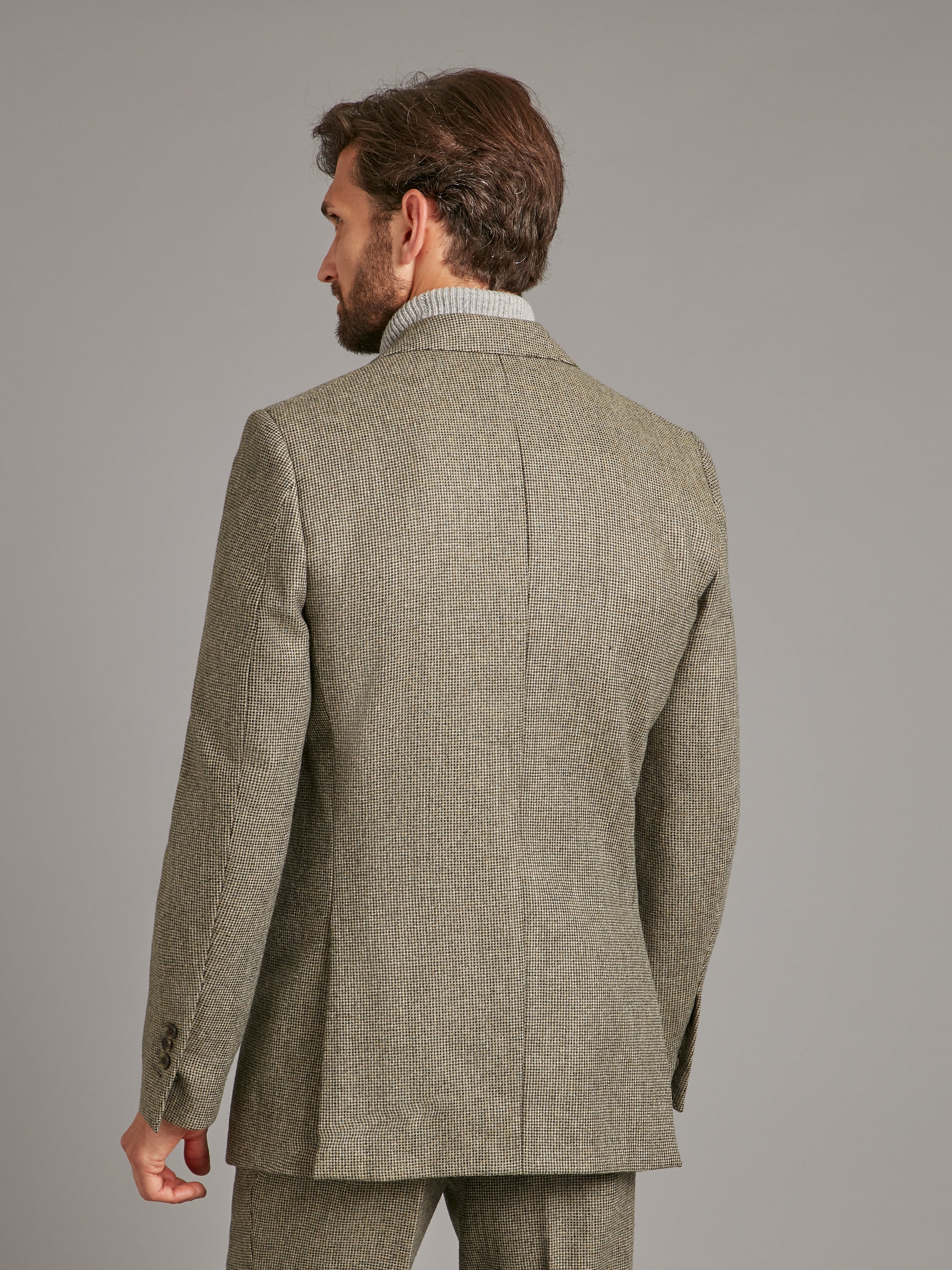 Eaton Jacket - Sage Nailhead Tweed - Image 5