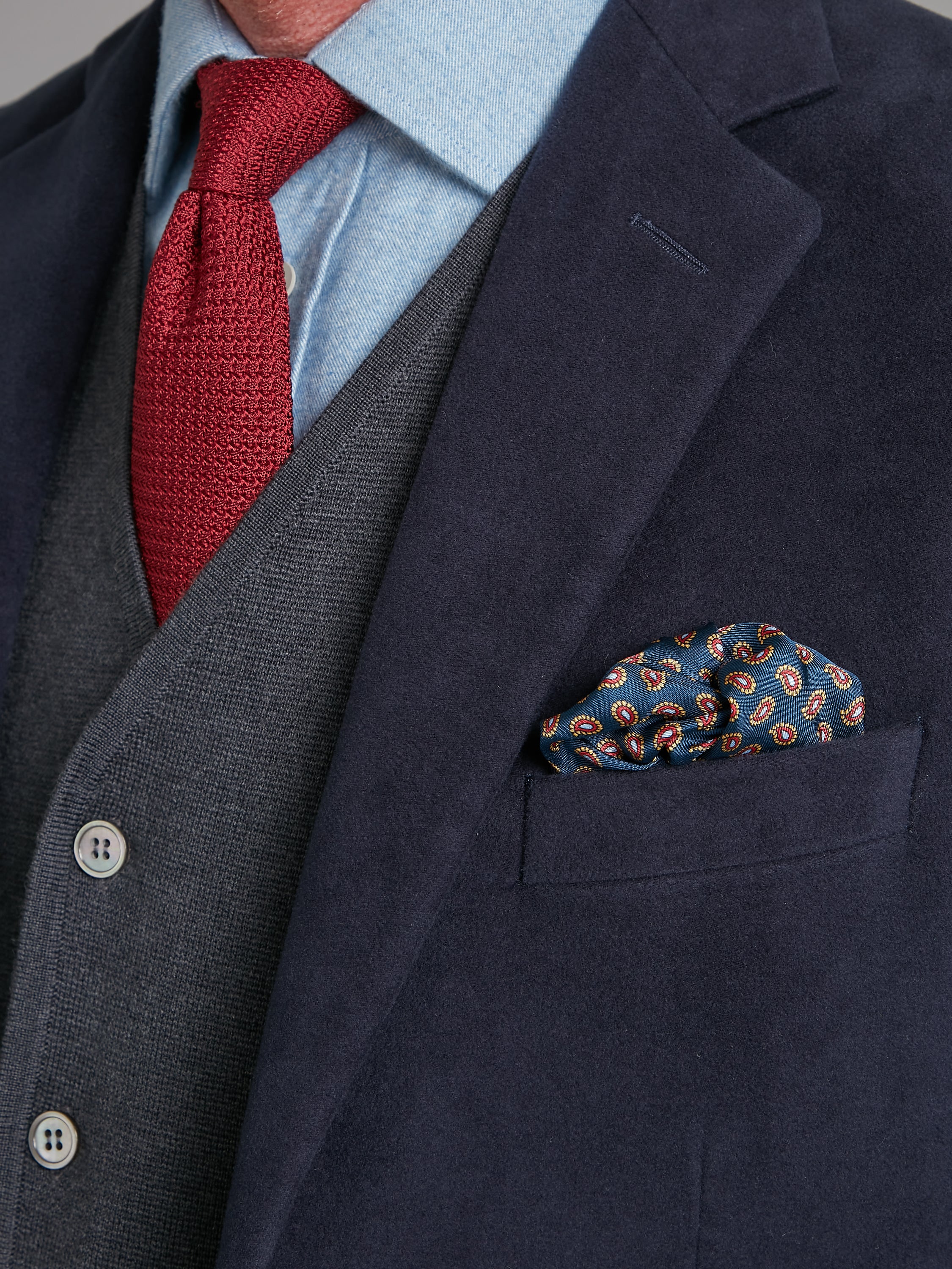 Eaton Jacket - Navy Moleskin - Image 3