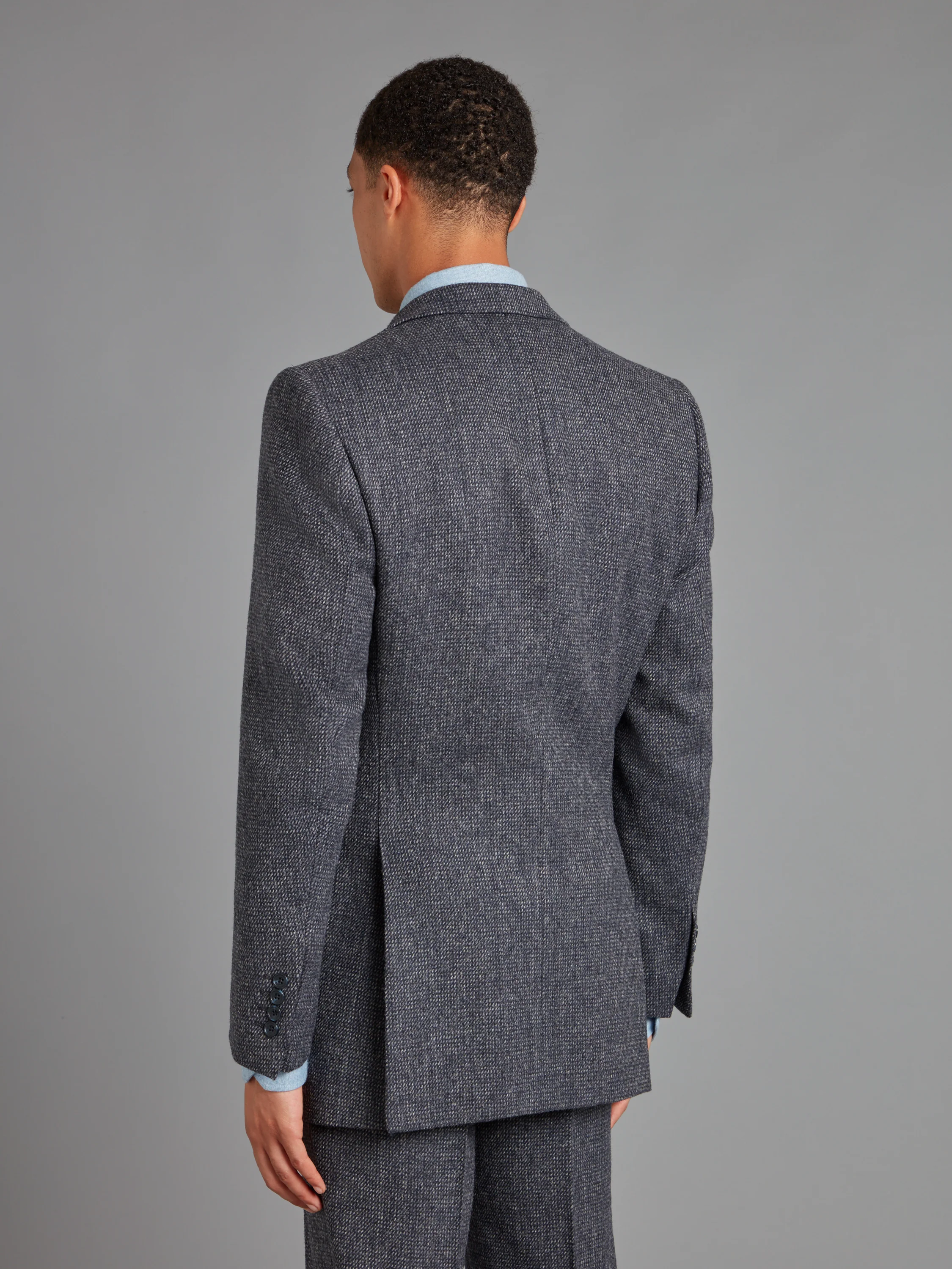 Eaton Jacket - Navy Nailhead Tweed - Image 6