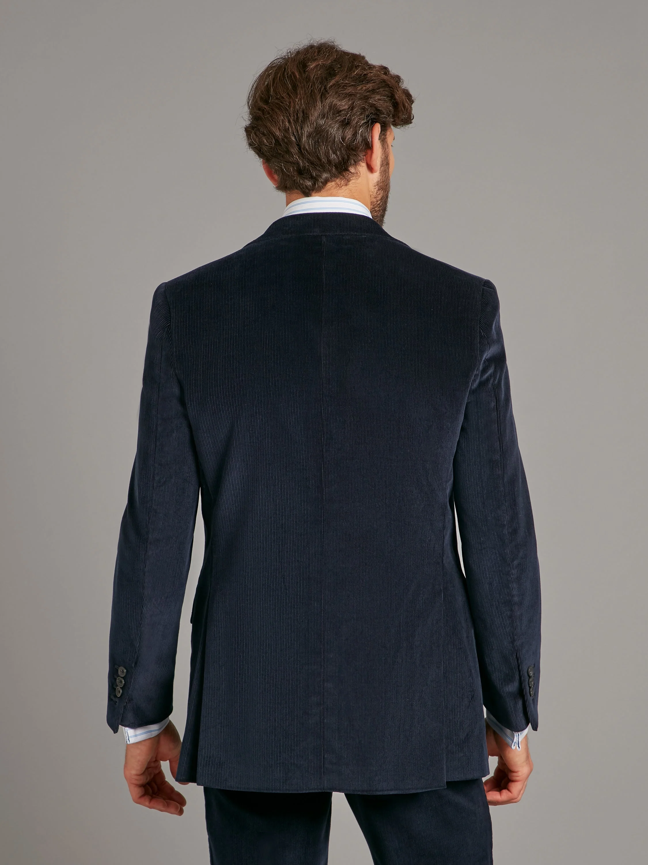 Eaton Jacket - Navy Needlecord - Image 5