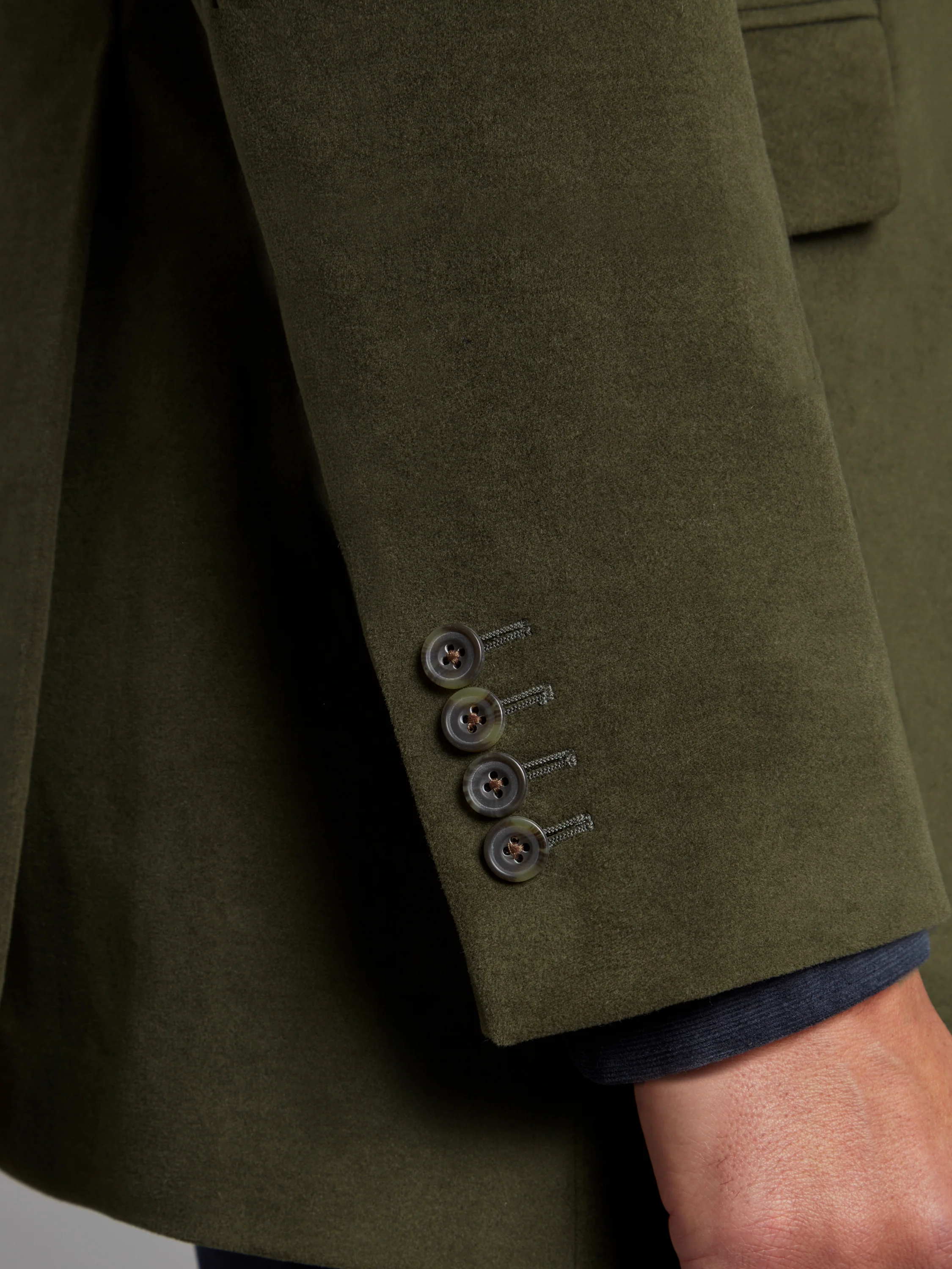 Eaton Jacket - Olive Moleskin - Image 3