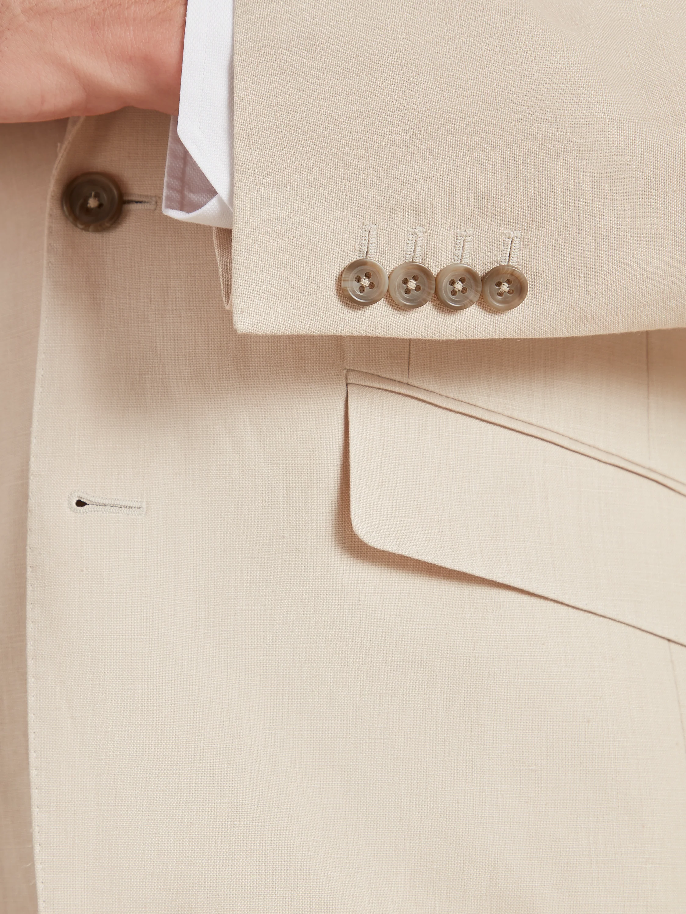 Eaton Jacket - Stone Linen - Image 4