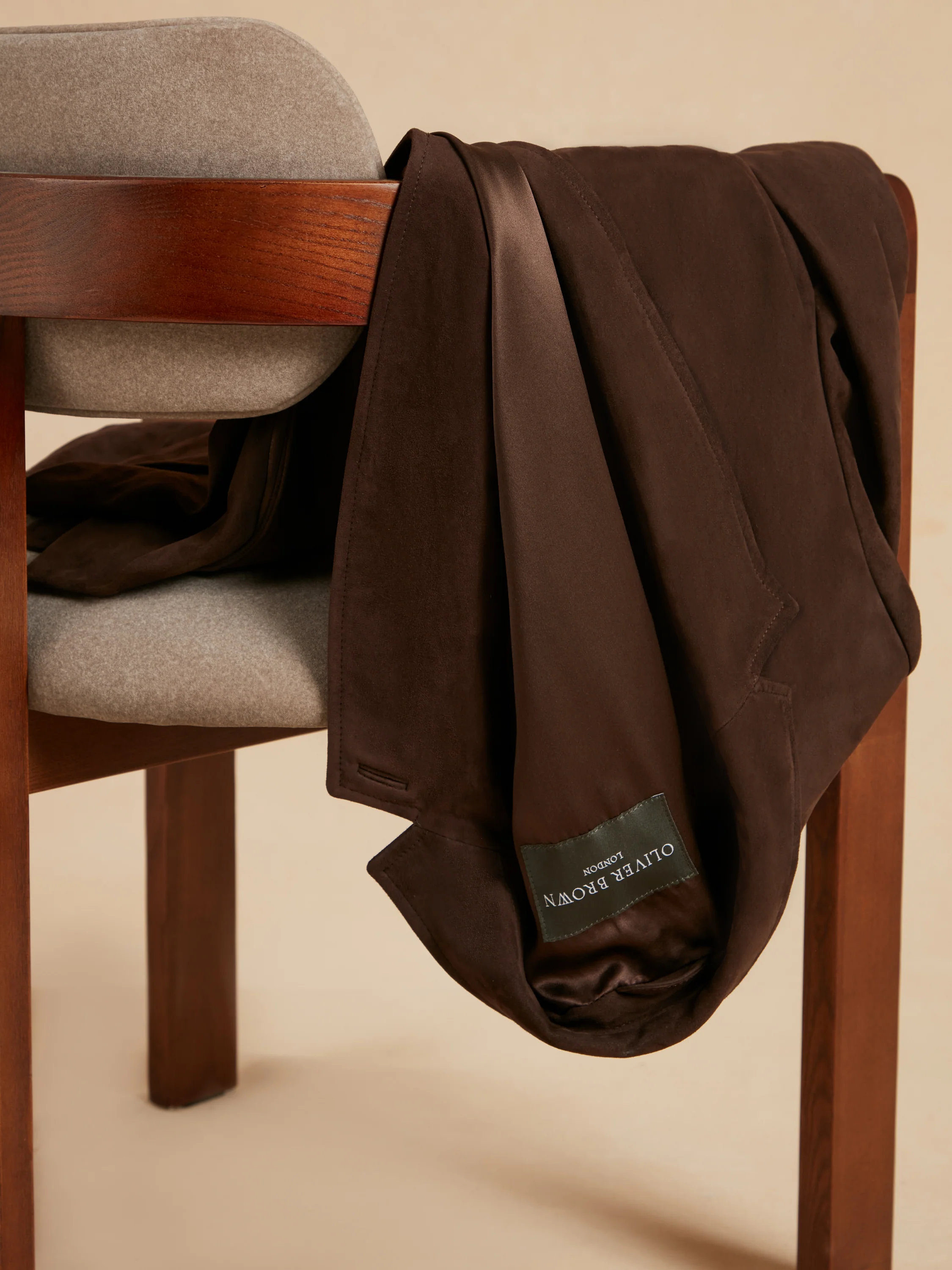 Eaton Jacket Suede Leather - Brown - Image 7