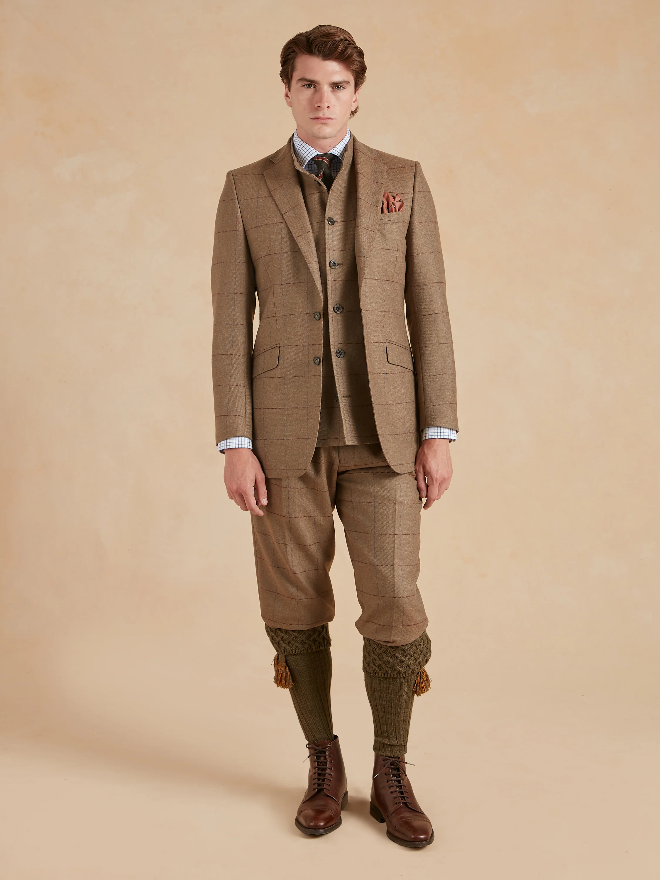 Eaton Jacket - Autumn Bracken Check Tweed - Image 3