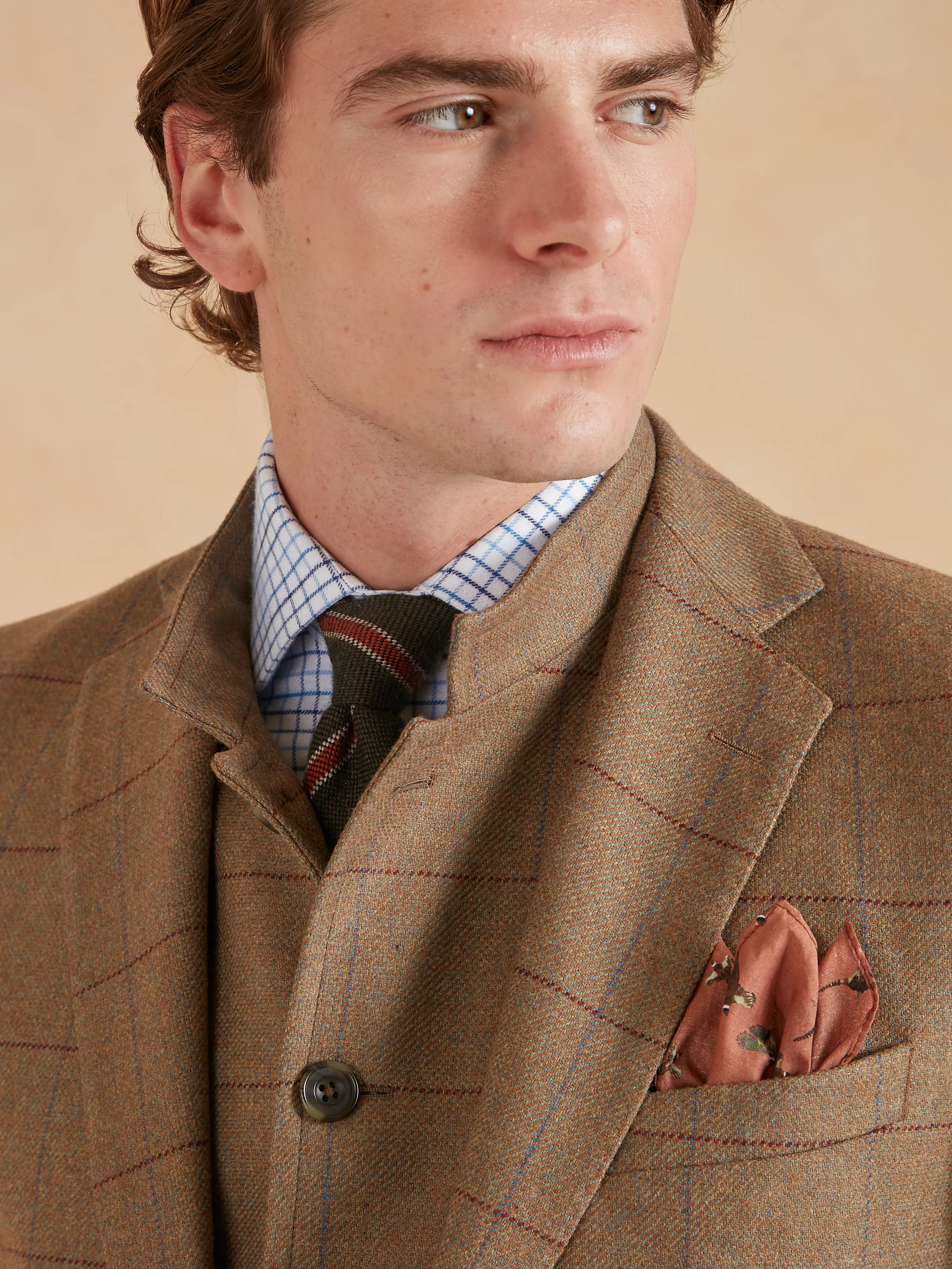 Eaton Jacket - Autumn Bracken Check Tweed - Image 5
