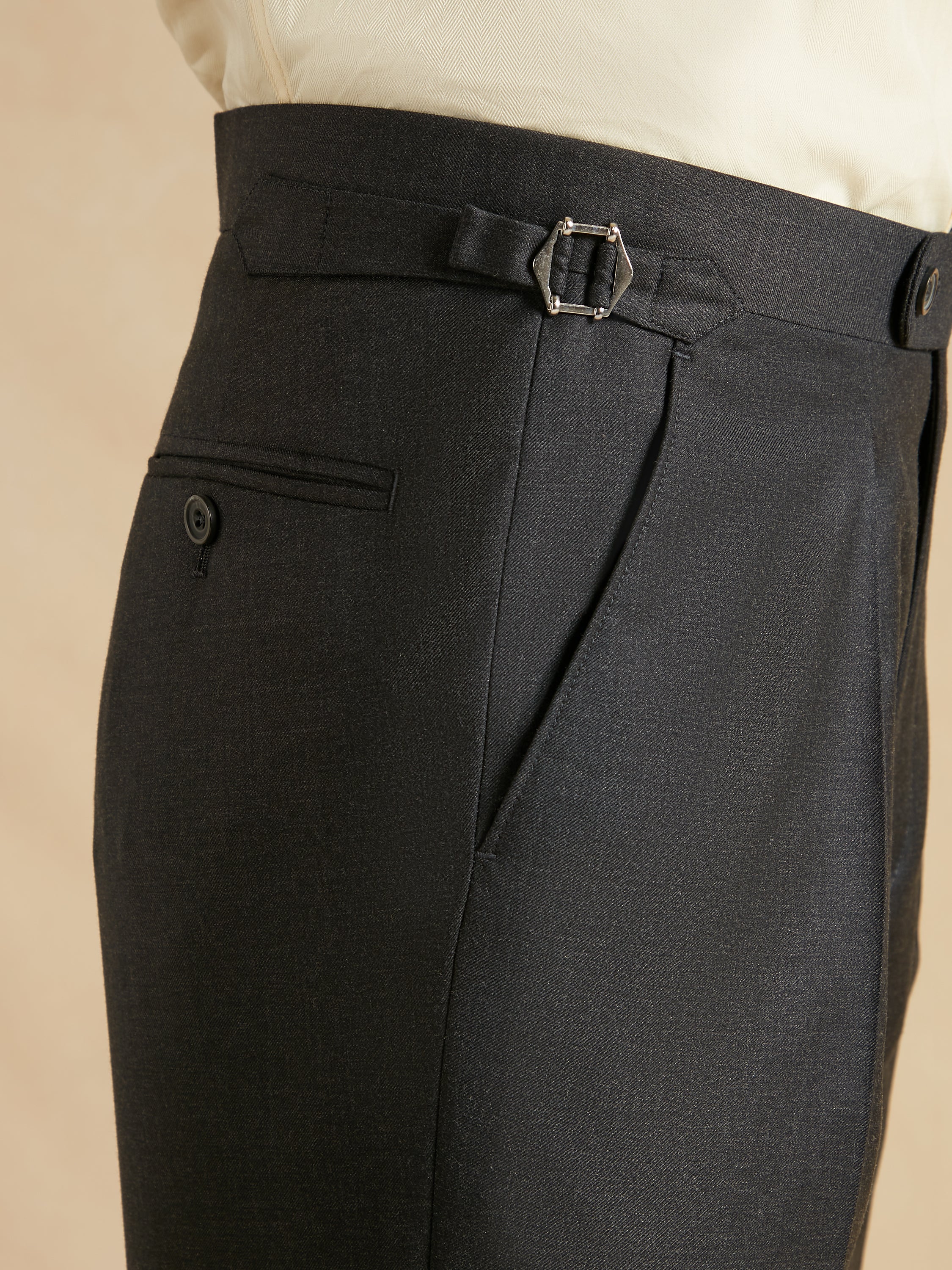 Eaton Suit - Mid Weight Wool - Charcoal - Image 7