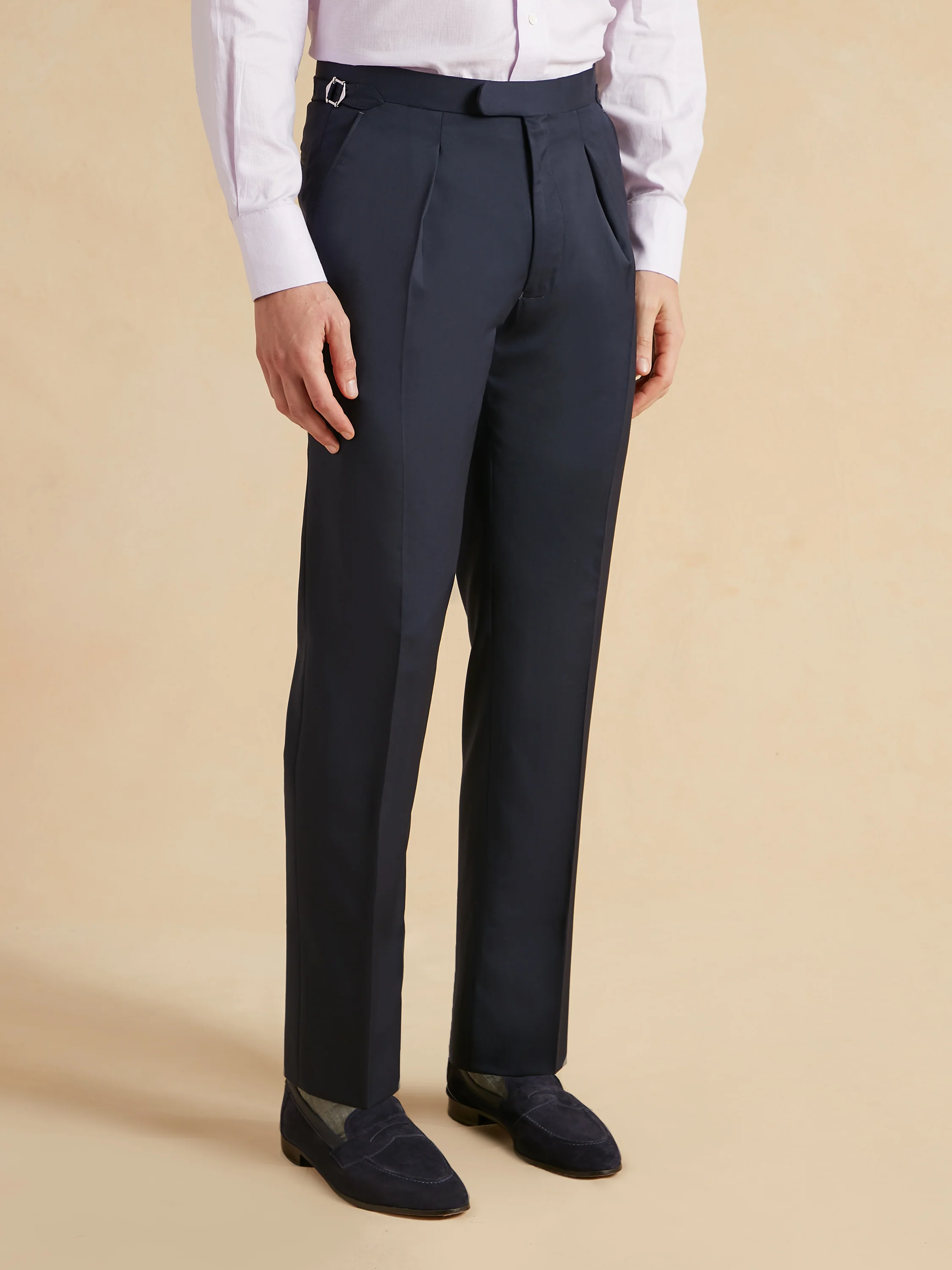 Eaton Suit Natural Stretch Italian Wool - Navy - Image 6