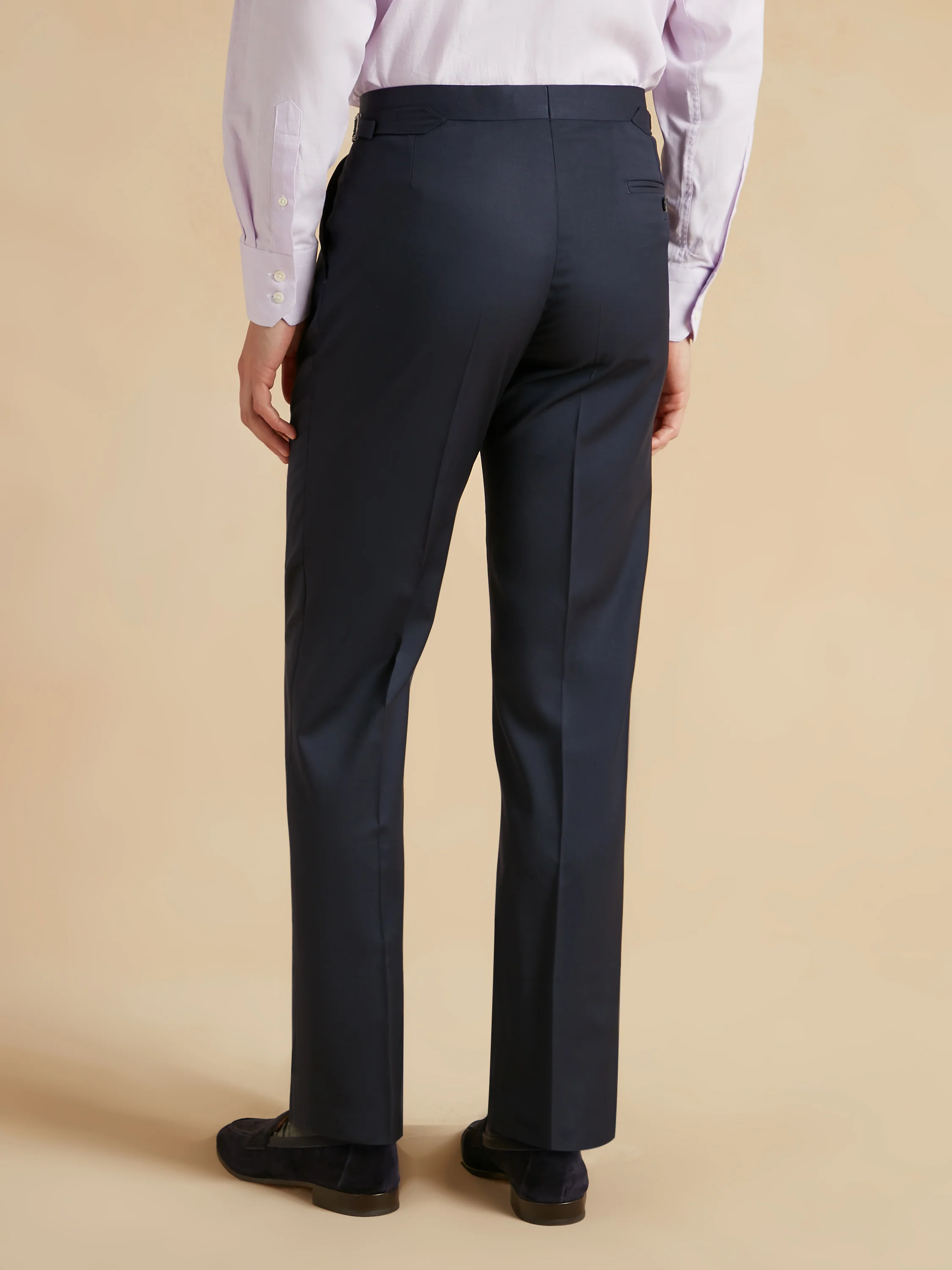 Eaton Suit Natural Stretch Italian Wool - Navy - Image 8