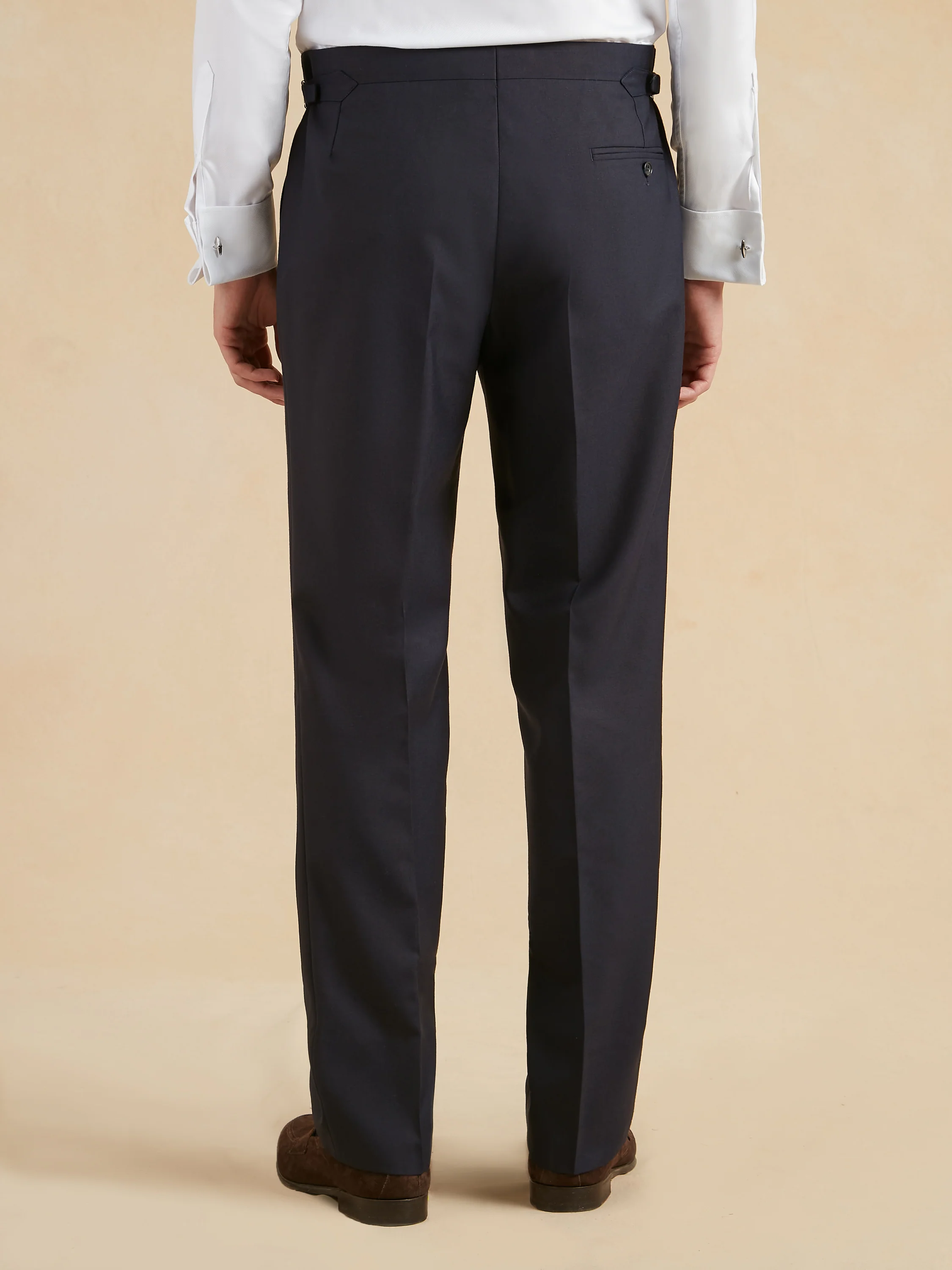 Eaton Classic Fit Suit - Navy Plain Weave Lightweight Wool - Image 7