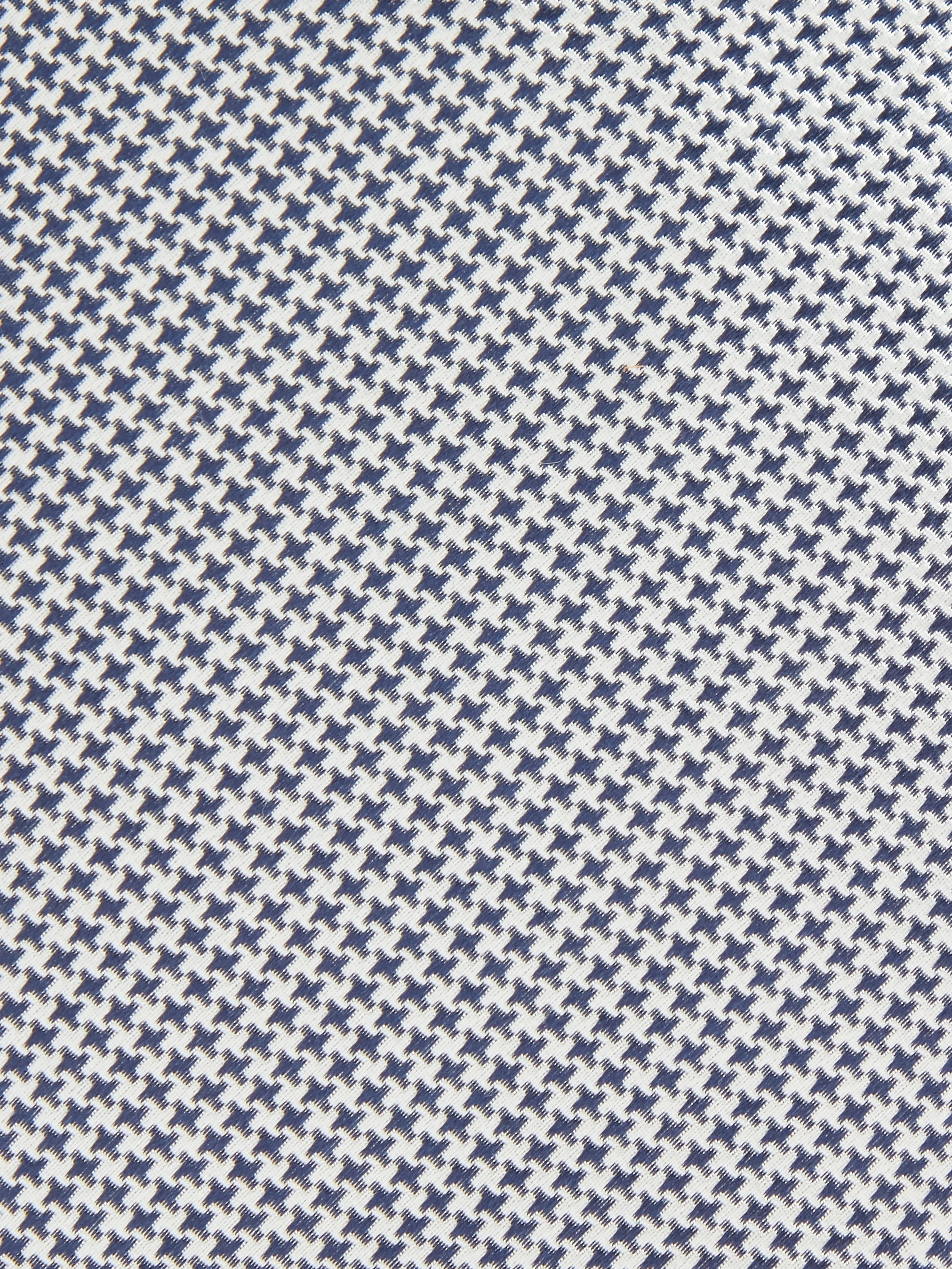 Houndstooth Tie - Navy - Image 2