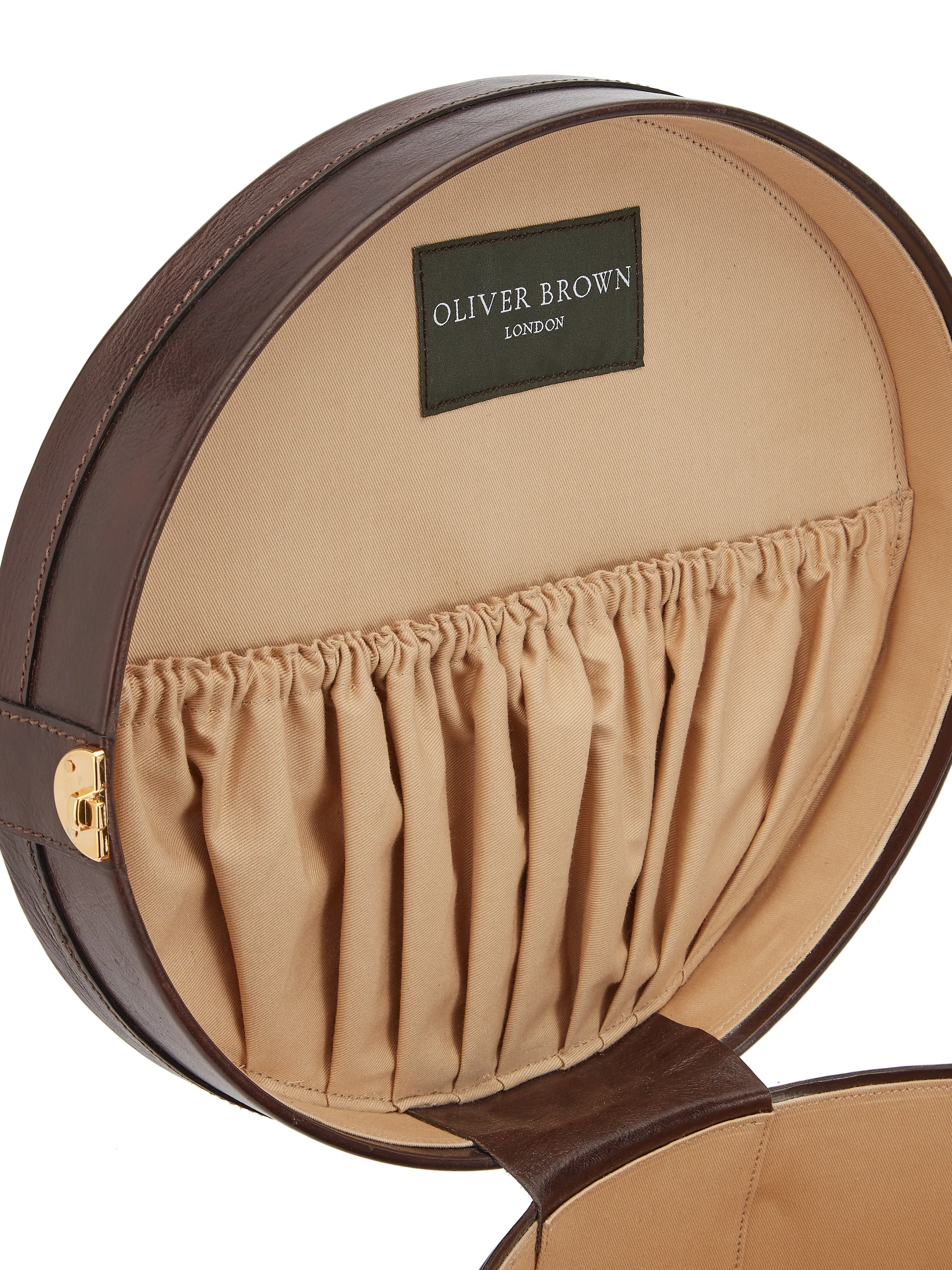 Leather Top Hat Box - Image 3