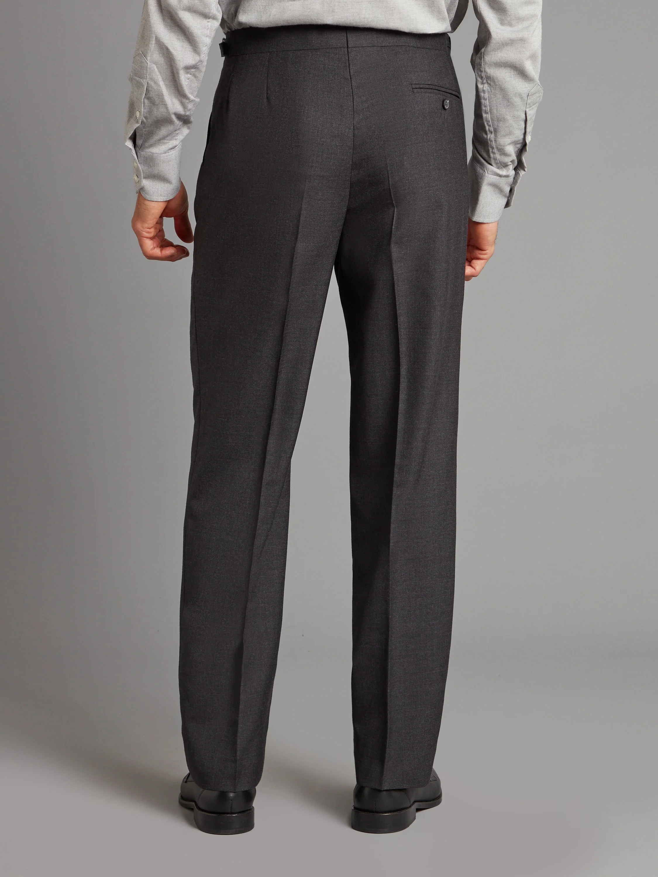 Eaton Classic Fit Suit - Grey Plain Weave Lightweight Wool - Image 7