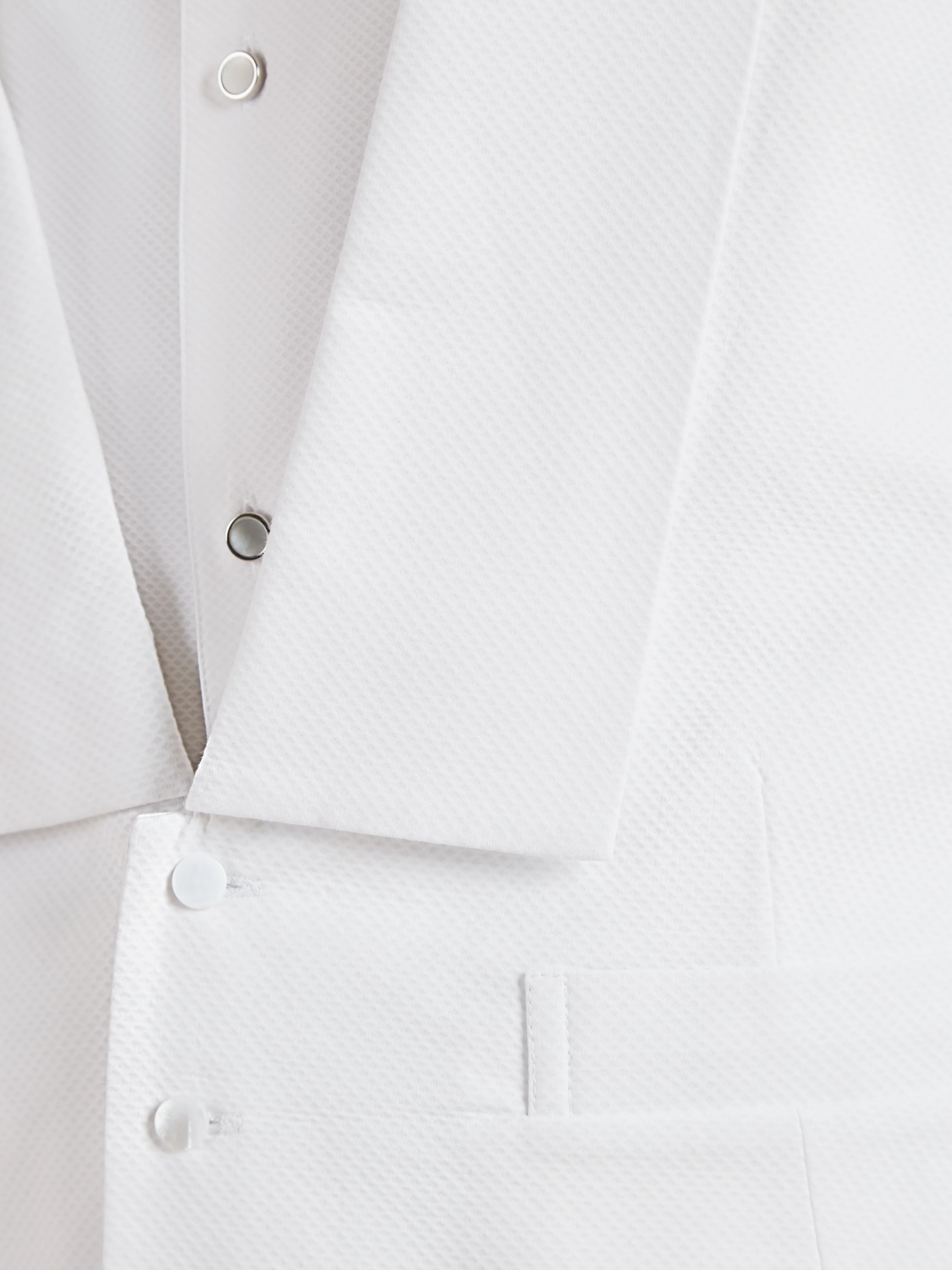 Marcella Waistcoat, Backed - White - Image 3