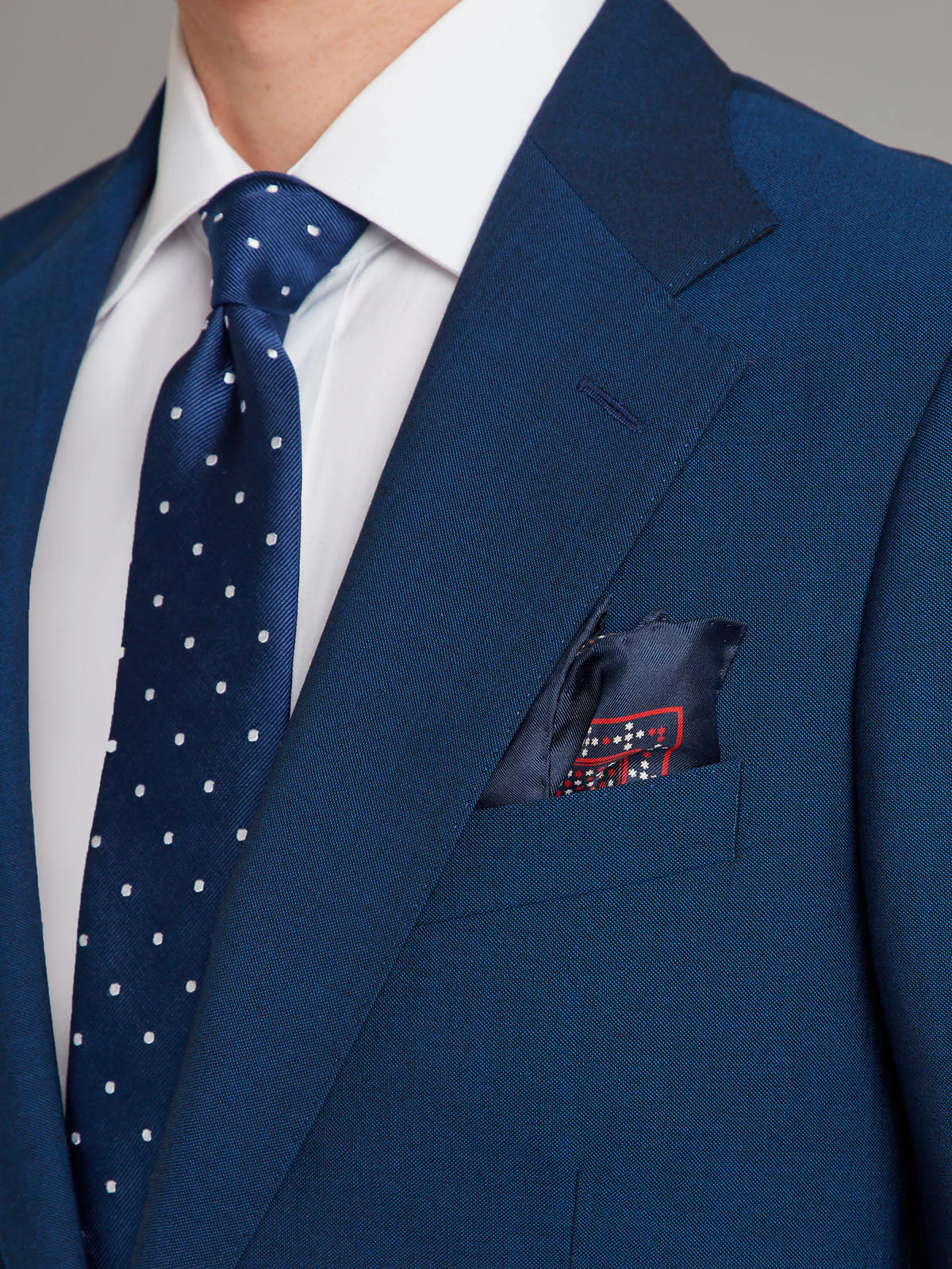 Mayfair Tailored Fit Suit - Blue Fresco Wool - Image 3
