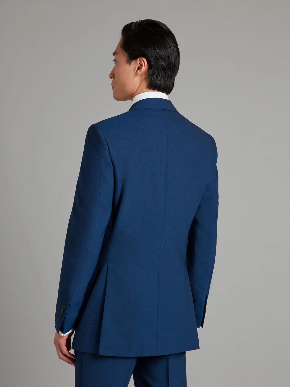 Mayfair Tailored Fit Suit - Blue Fresco Wool - Image 5