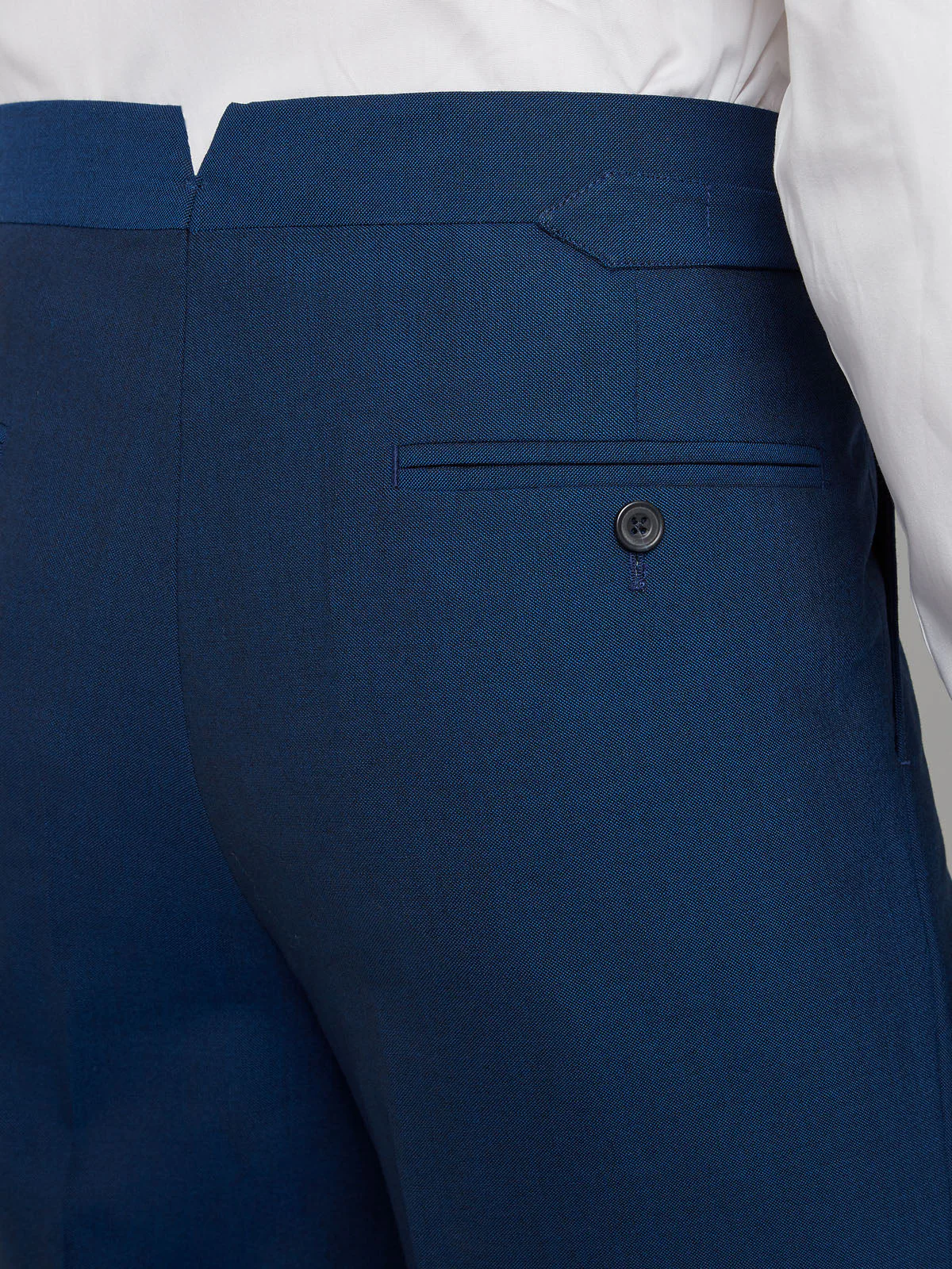 Mayfair Tailored Fit Suit - Blue Fresco Wool - Image 7