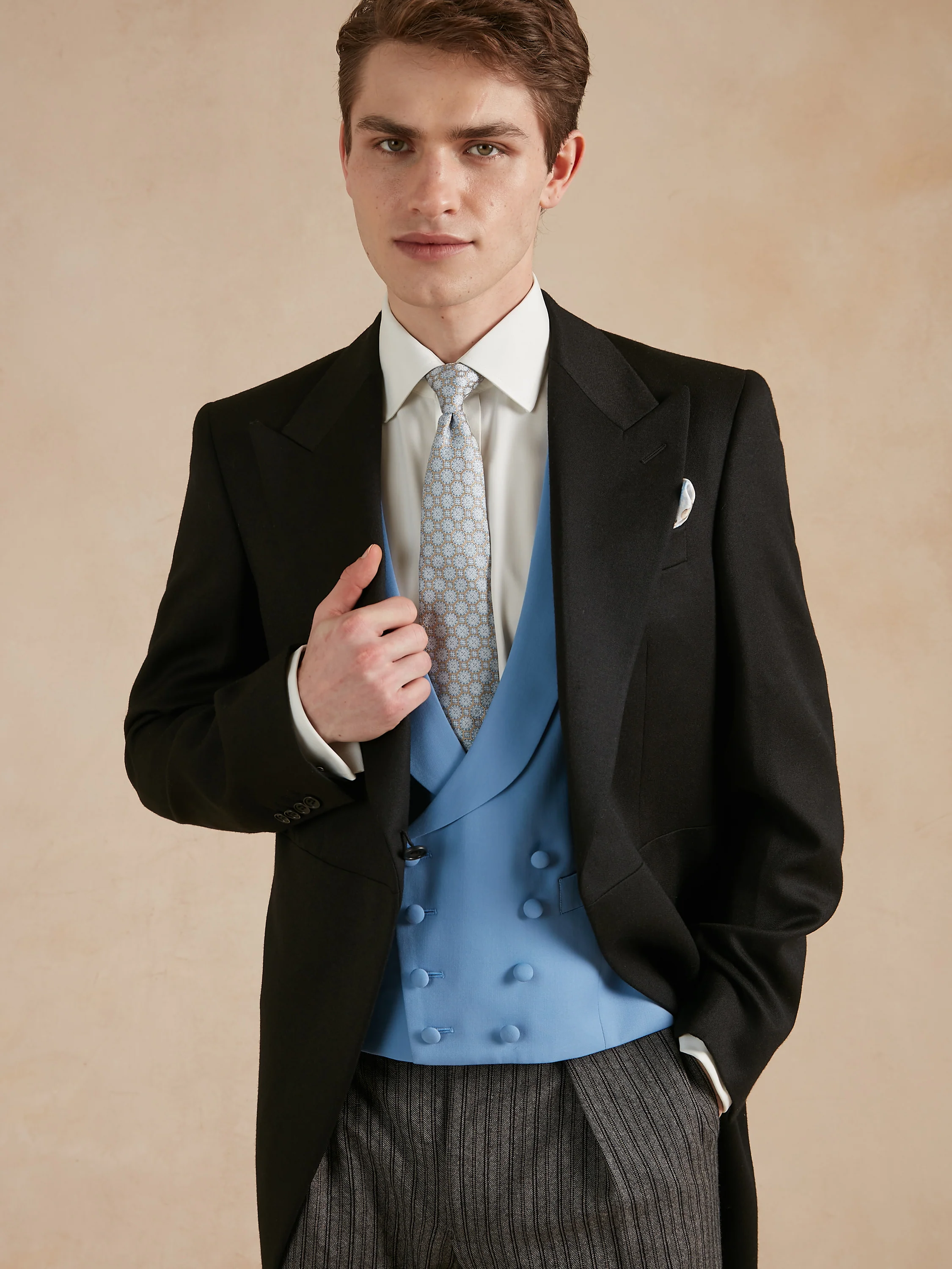Morning Coat - Black Barathea - Image 5