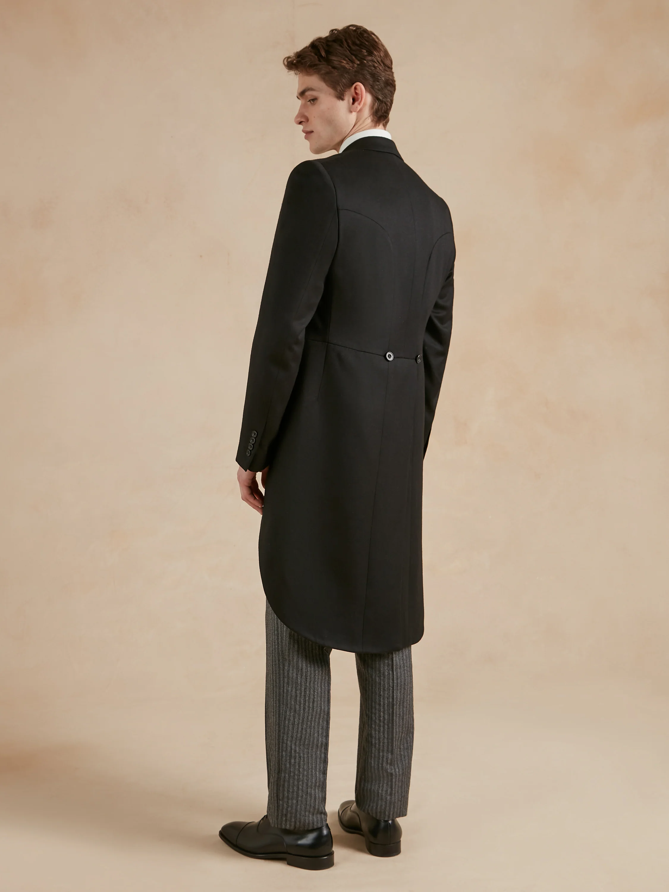 Morning Coat - Black Barathea - Image 6