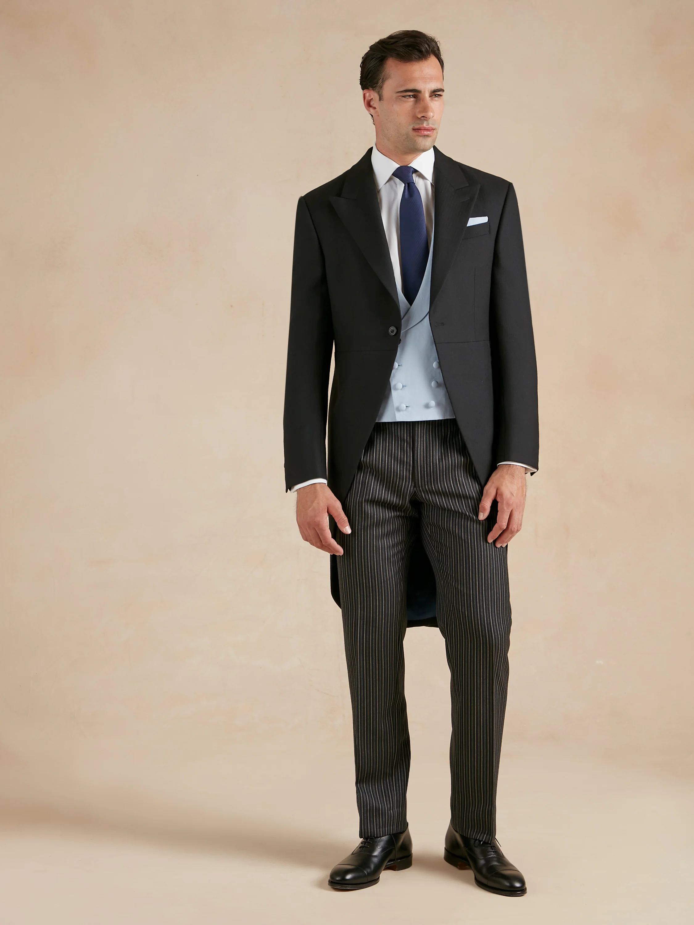 Morning Suit Hire - Morning Coat, Trousers & Double Breasted Waistcoat - Image 5