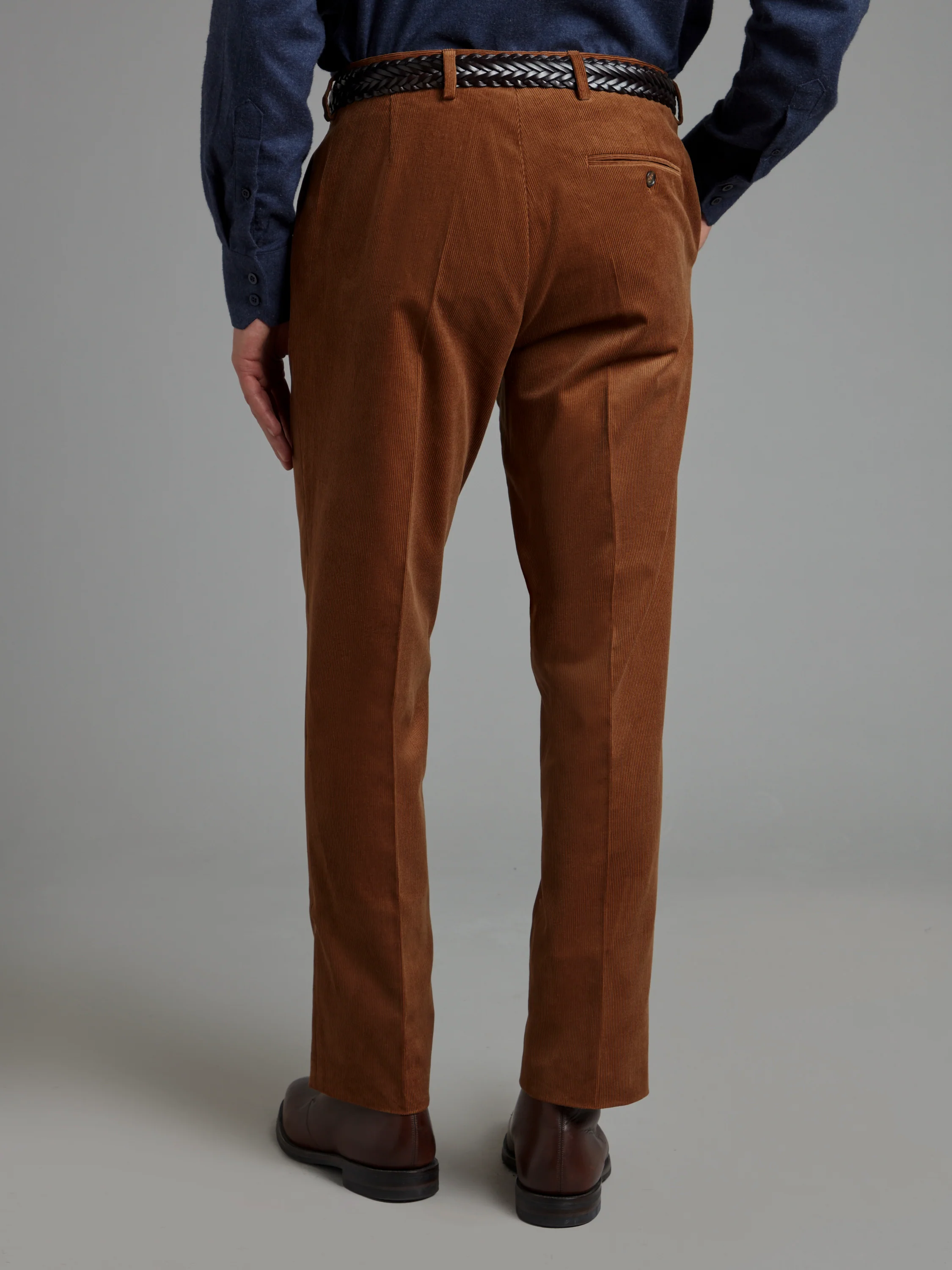 Needlecord Trousers - Tan - Image 3