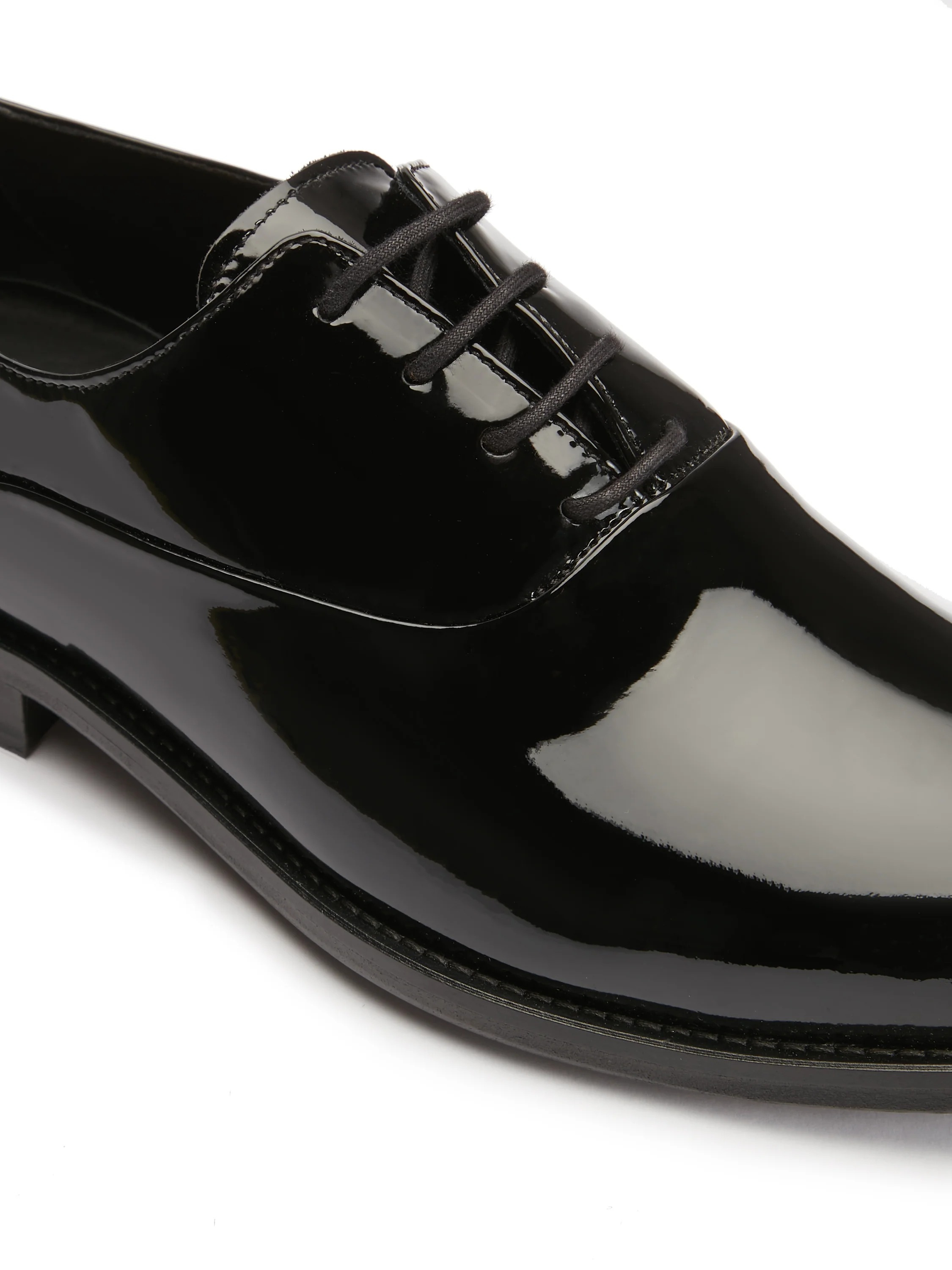Oliver Brown Patent Dress Shoes - Black - Image 3