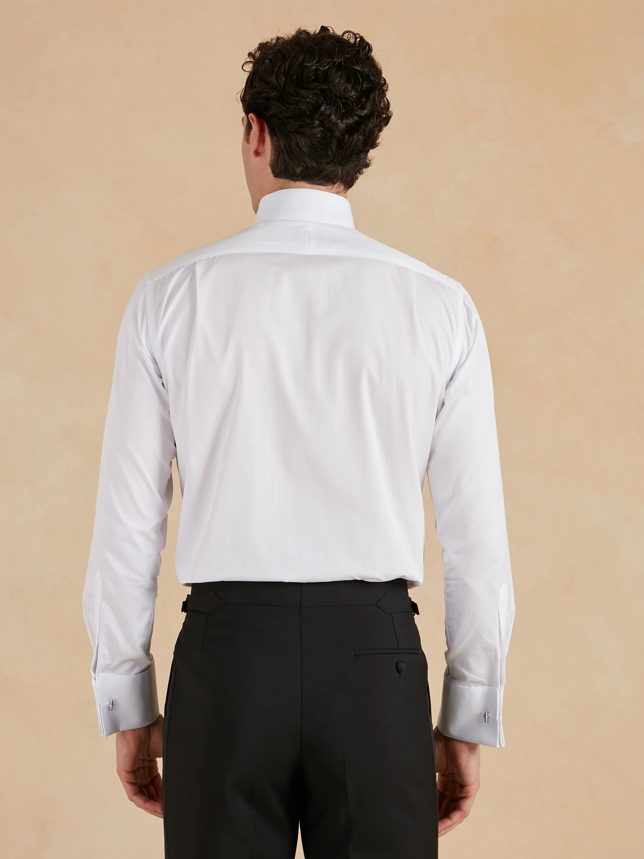 Pleated Dress Shirt - Classic Collar - Image 4