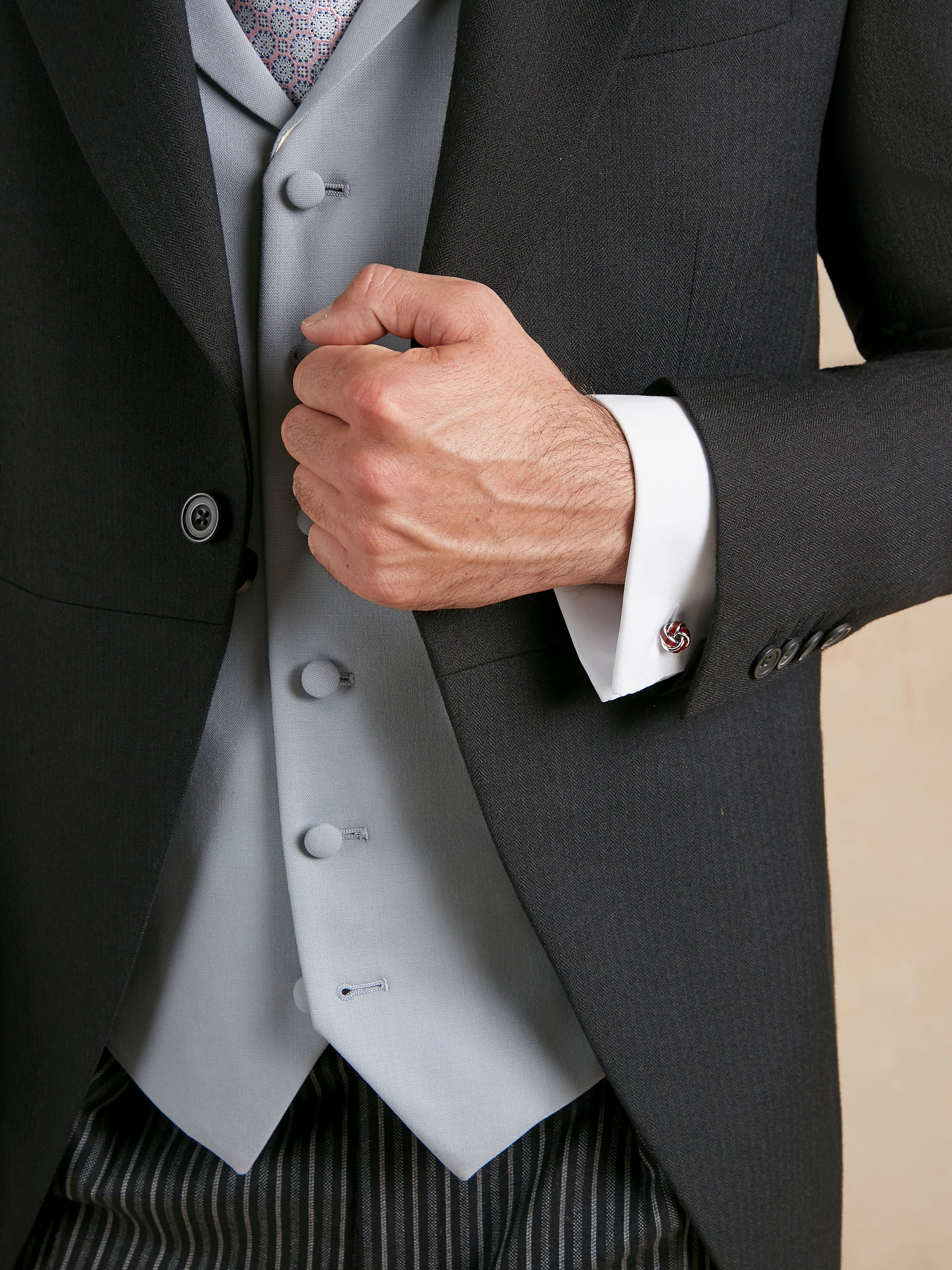 Morning Suit Hire for Royal Ascot - Morning Coat, Trousers & Single Breasted Waistcoat - Image 4