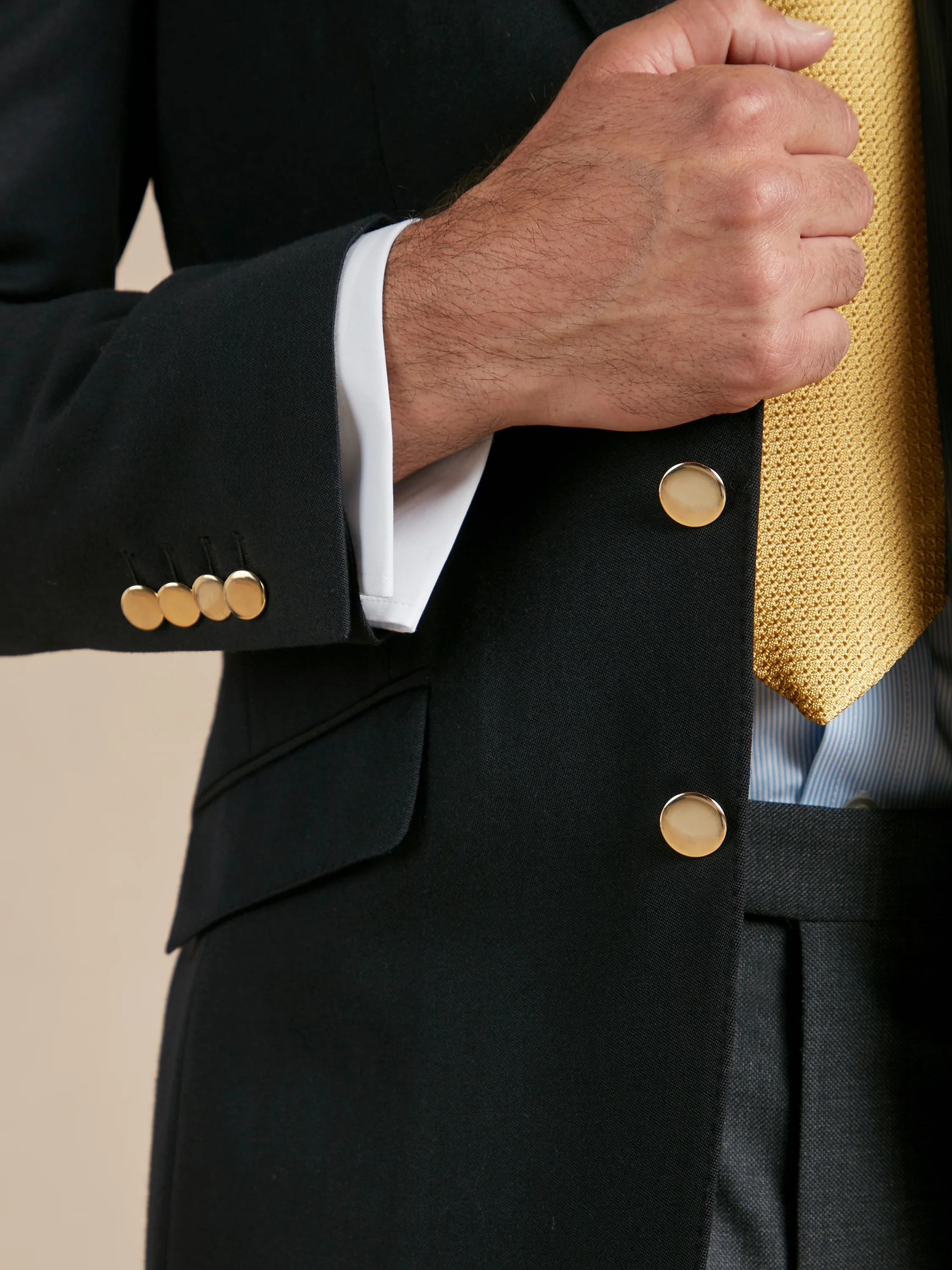 Single Breasted Navy Blazer - Image 4