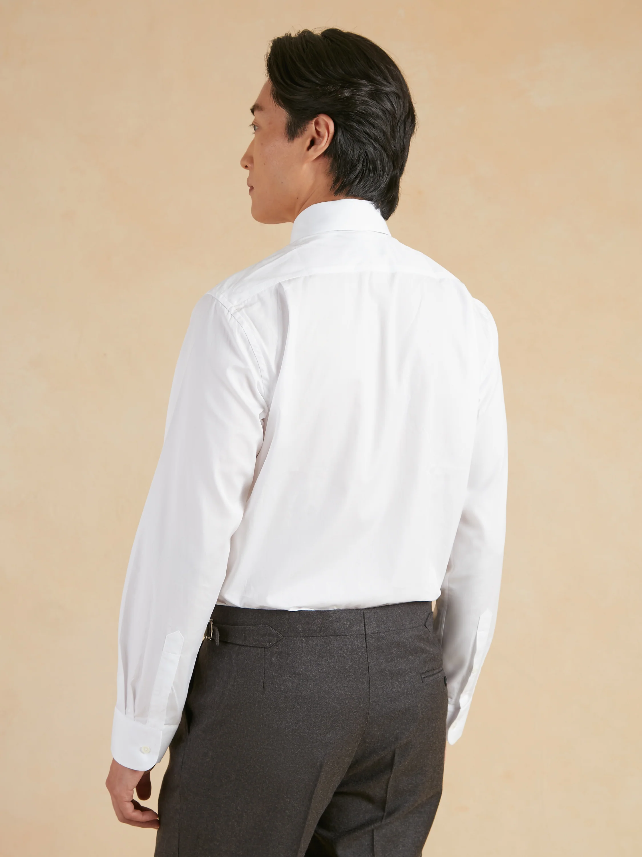Single Cuff City Shirt, Poplin - White - Image 4