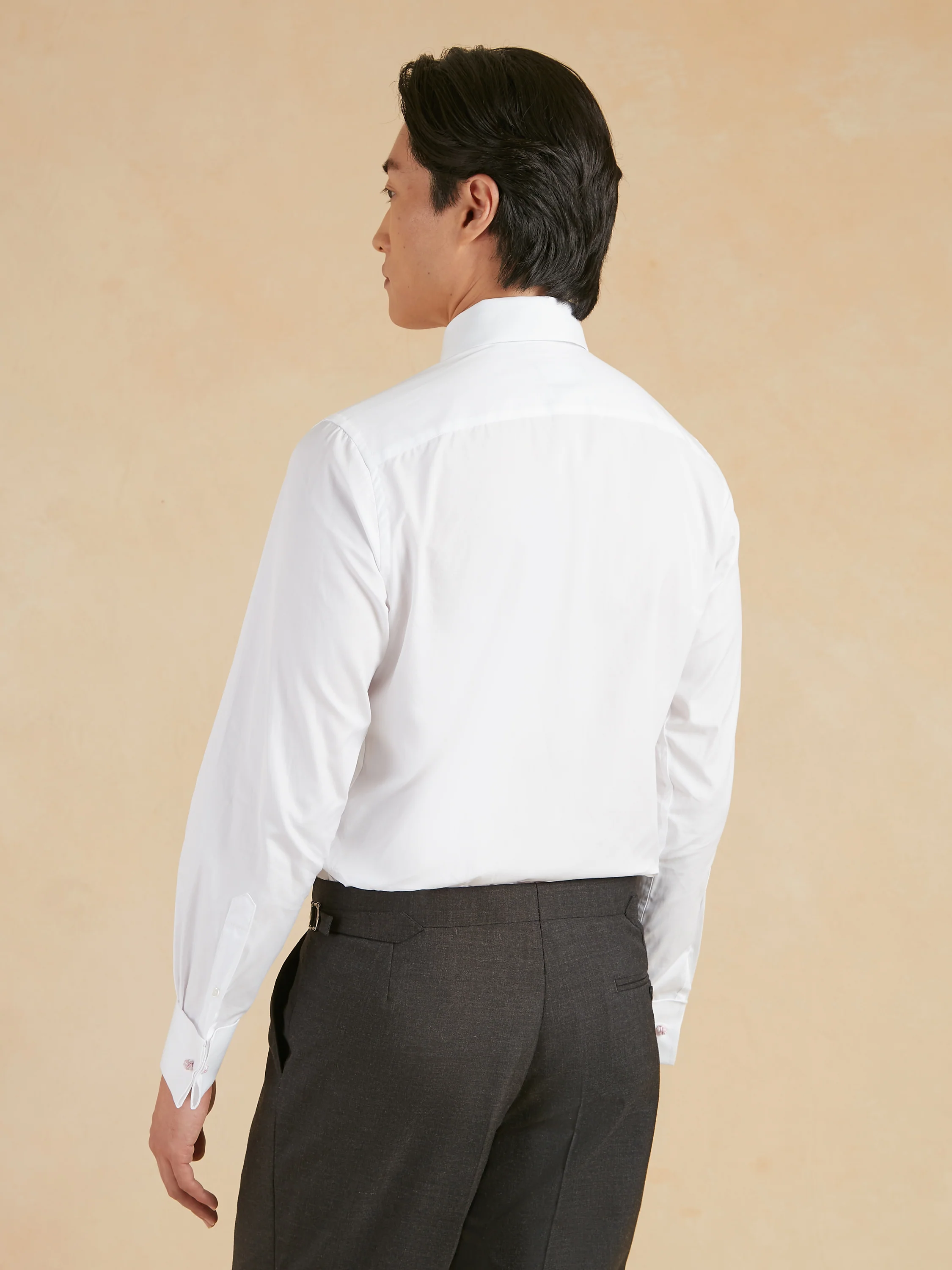 Slim Fit Classic Collar City Shirt - White - Image 4
