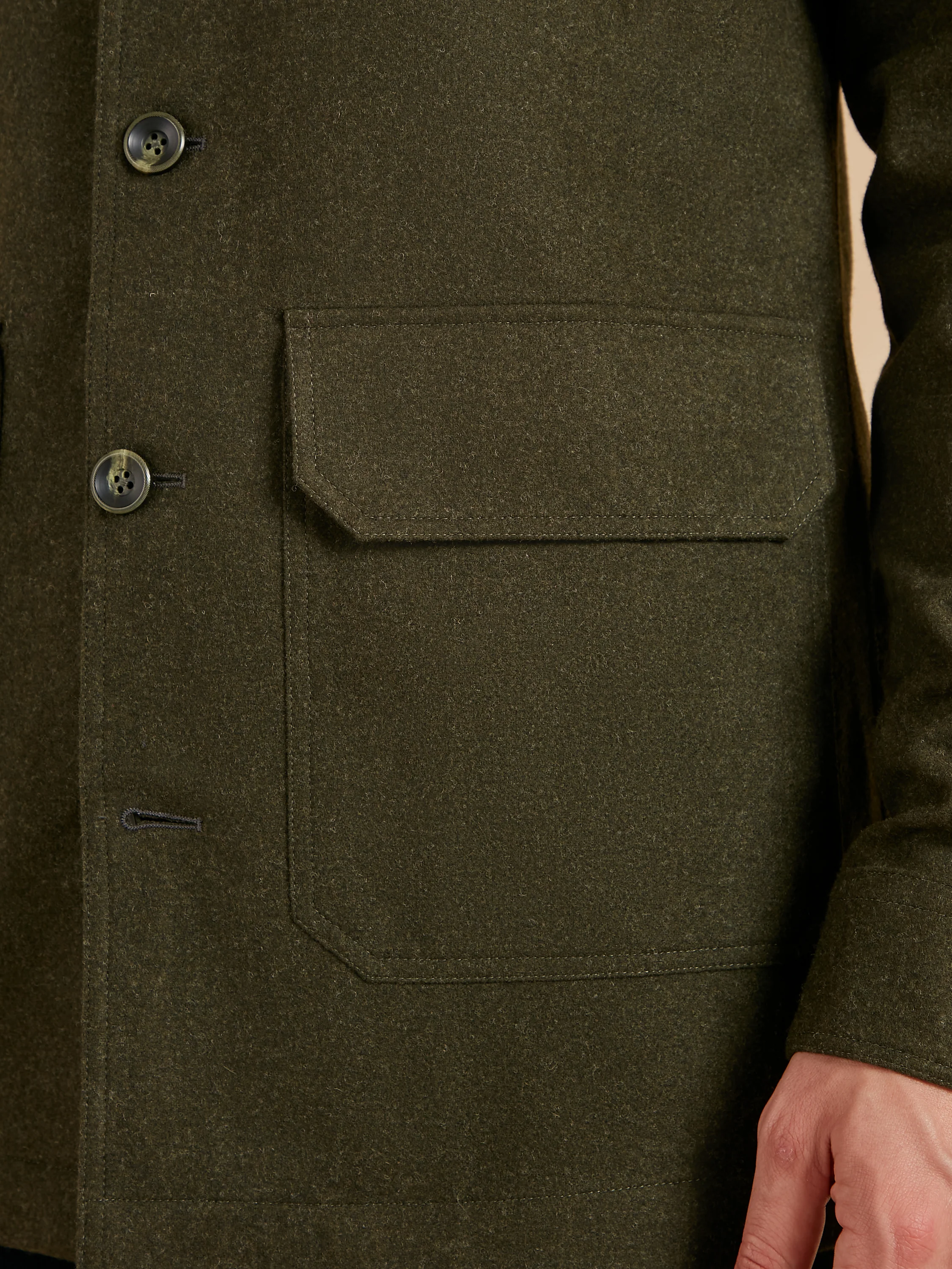 Teba Jacket Loden - Moss Green - Image 4