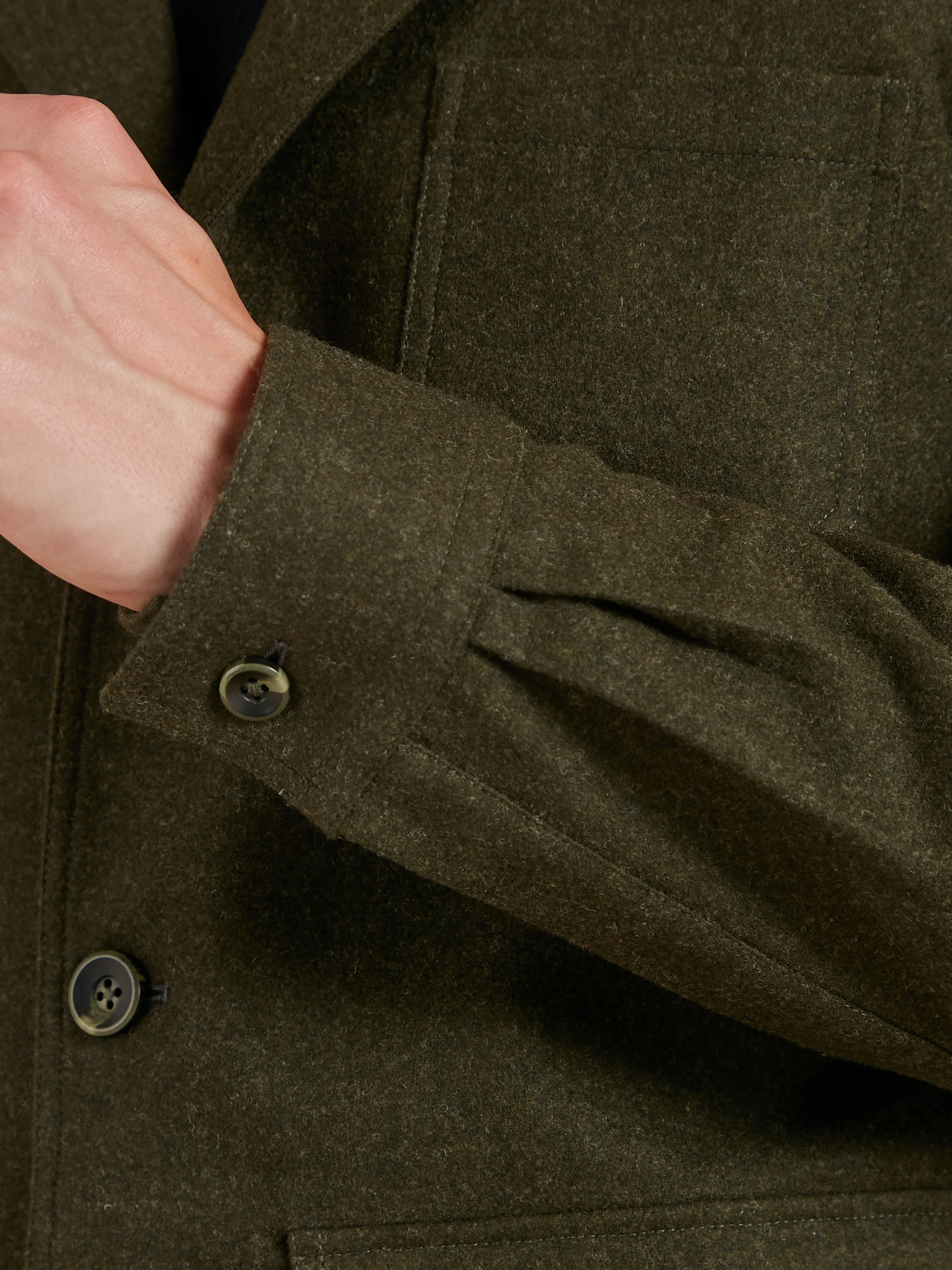 Teba Jacket Loden - Moss Green - Image 5