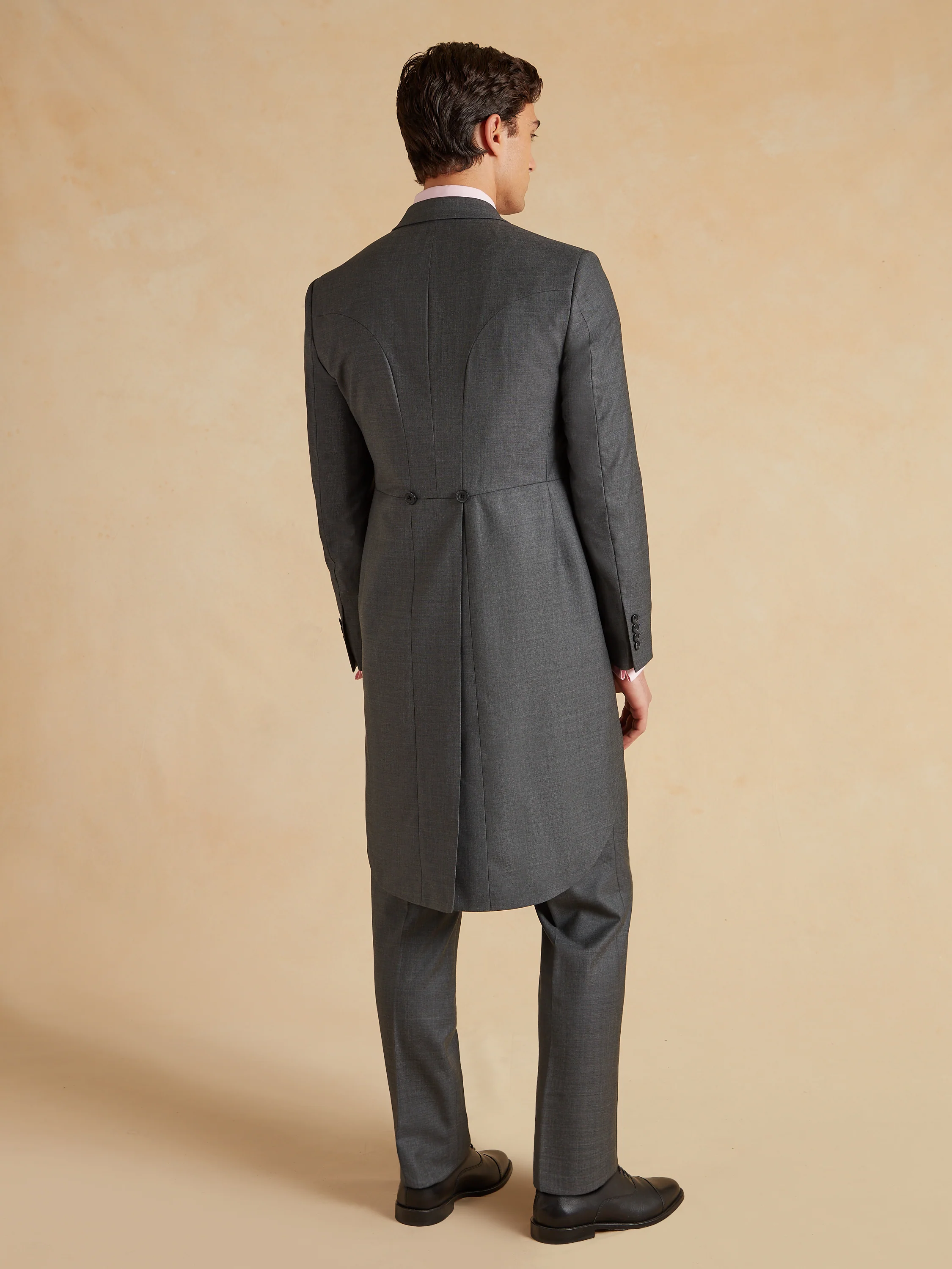 The Ascot Morning Suit Super Lightweight Wool - Grey - Image 7