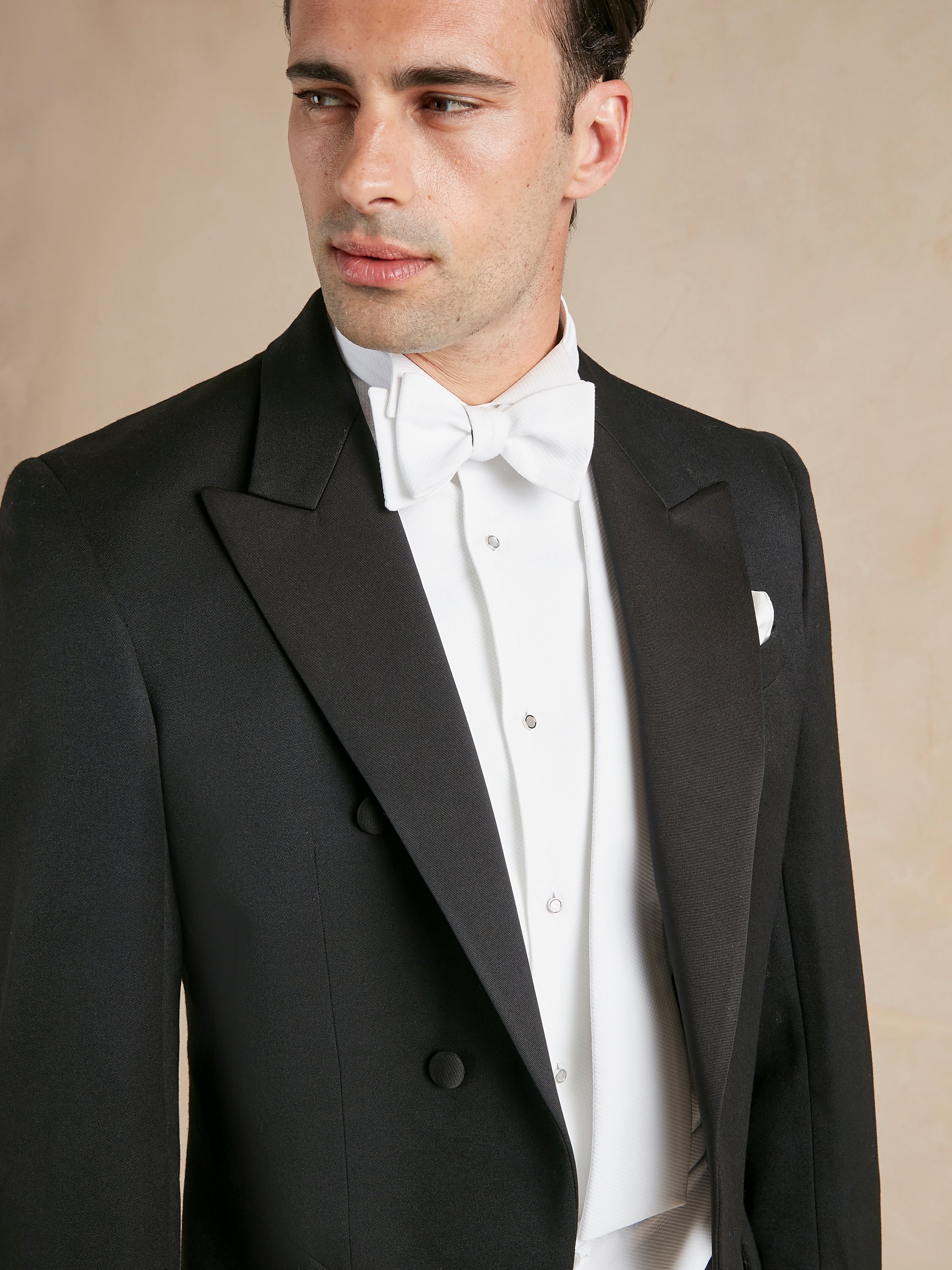 White Tie Evening Tails - Black - Image 3