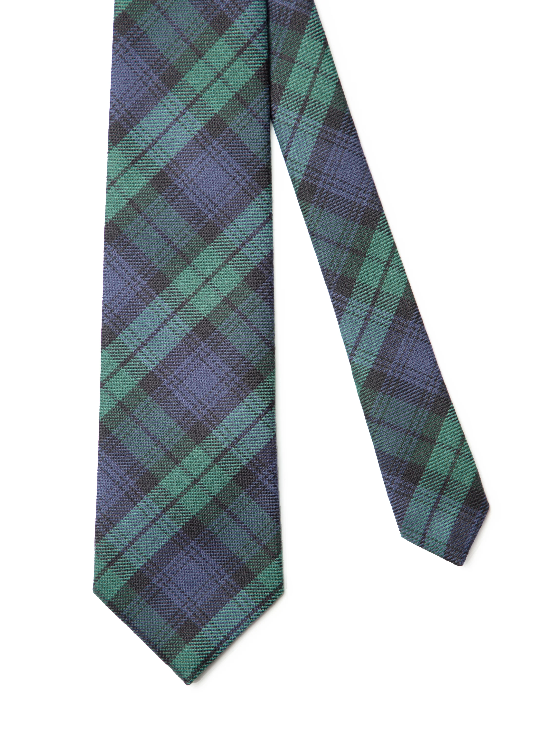Wool Tie - Black Watch - Image 2
